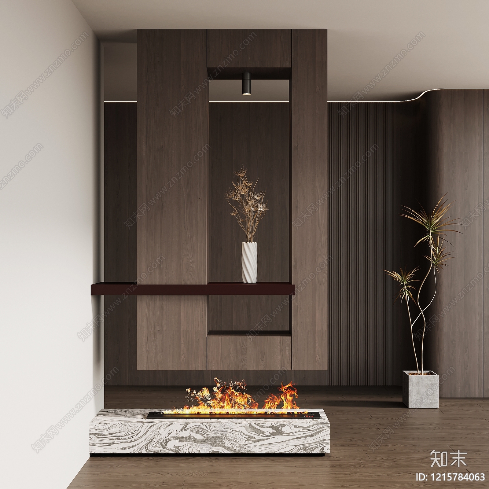 现代极简玄关3D模型下载【ID:1215784063】