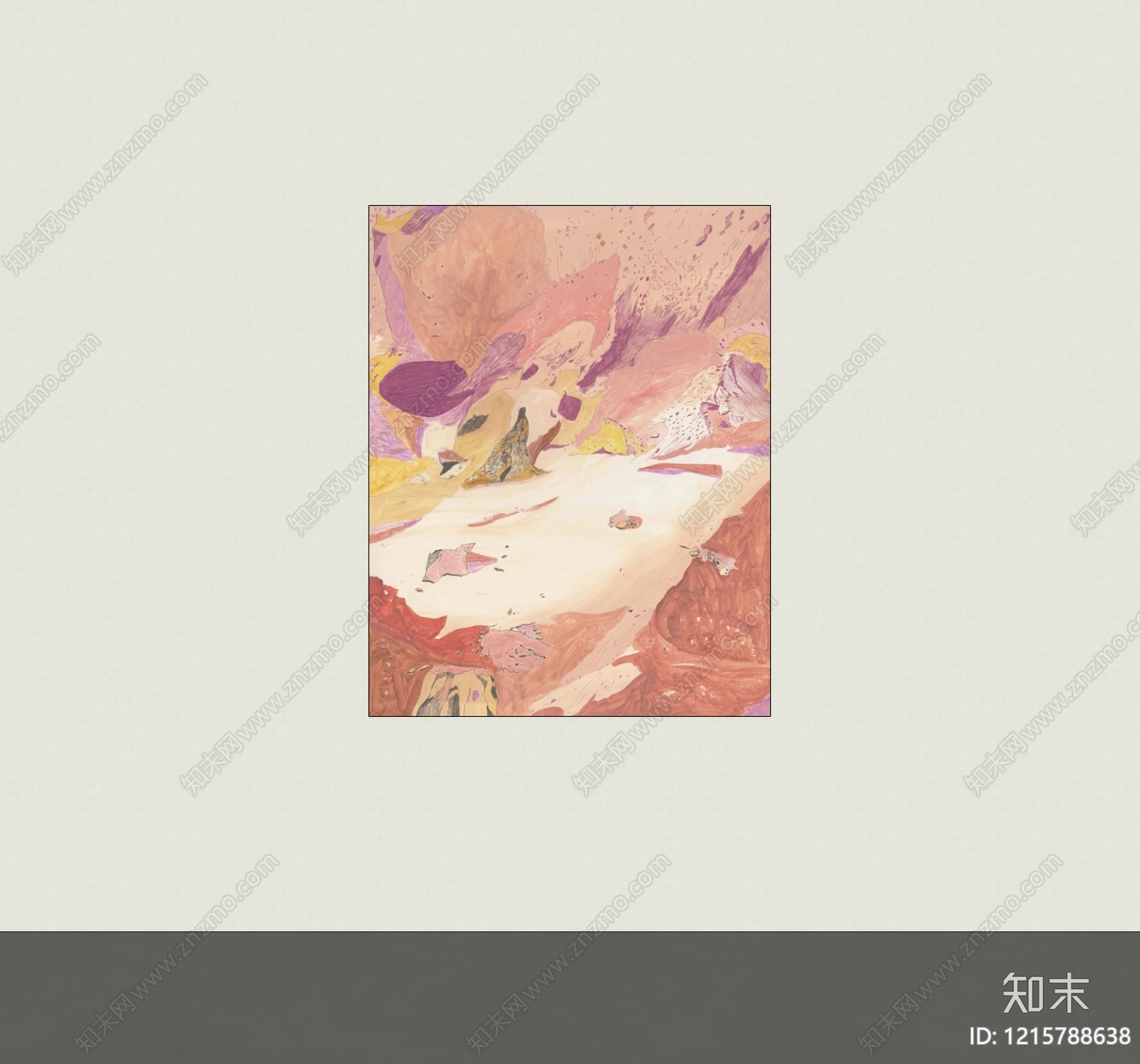 现代挂画SU模型下载【ID:1215788638】