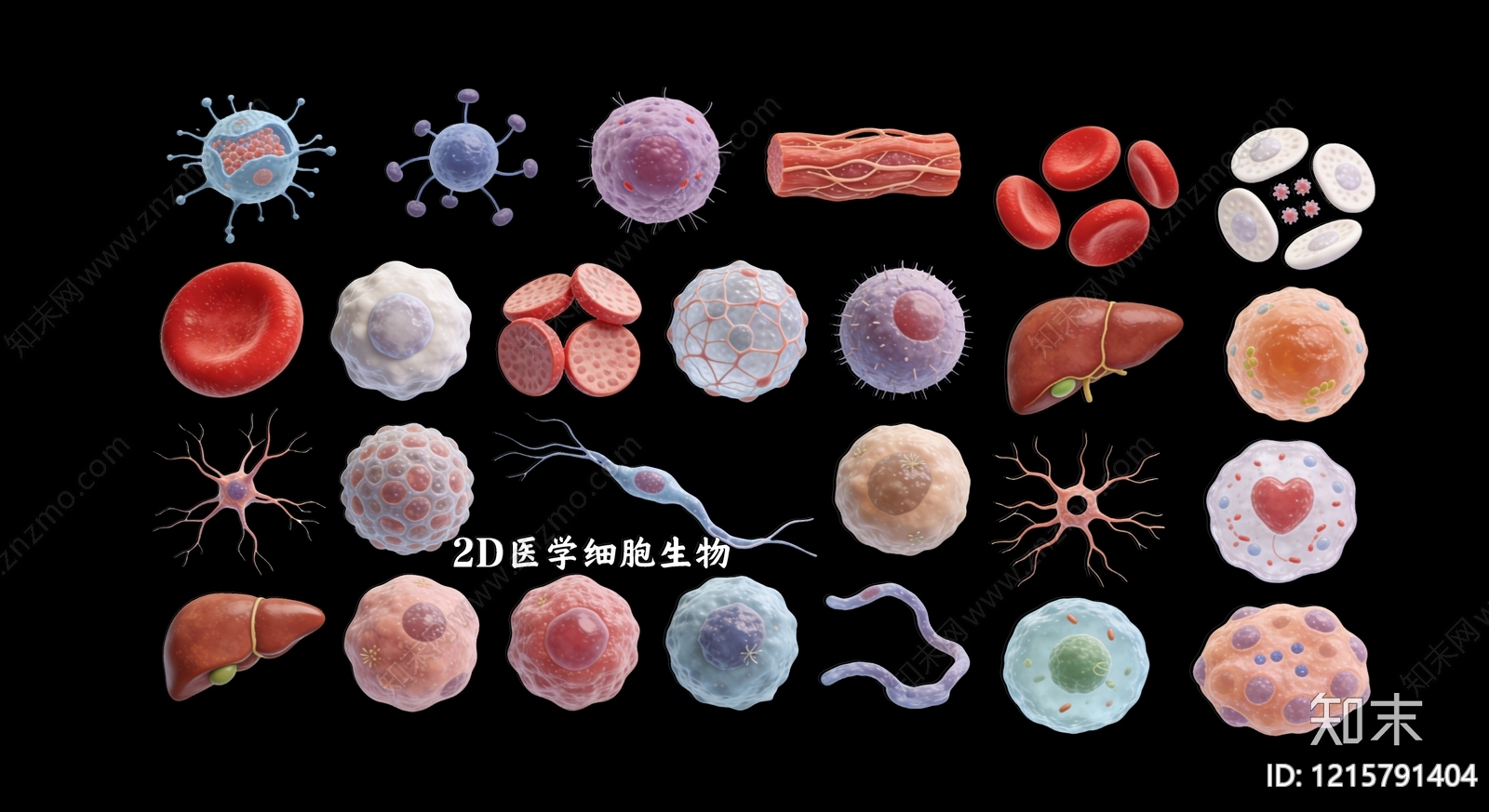 医学插画风医疗器材SU模型下载【ID:1215791404】