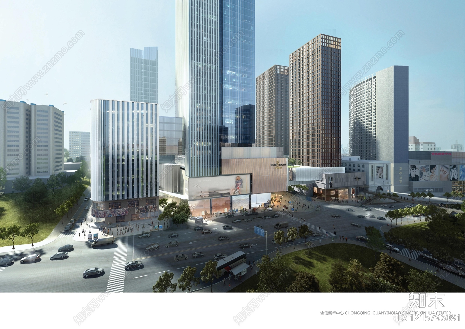现代商业综合体建筑下载【ID:1215796091】