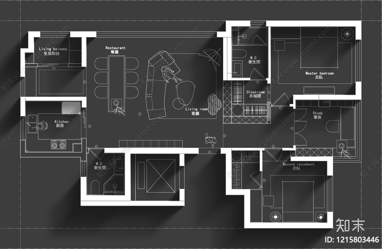 公寓施工图下载【ID:1215803446】