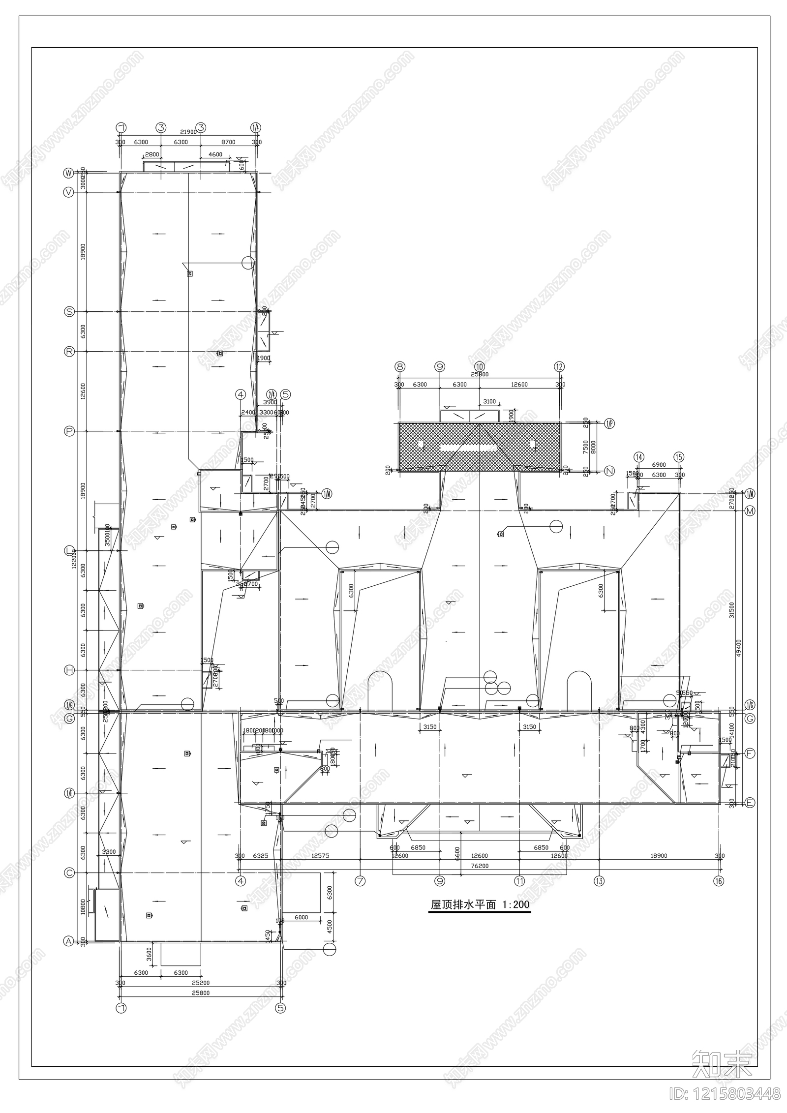 现代屋顶施工图下载【ID:1215803448】