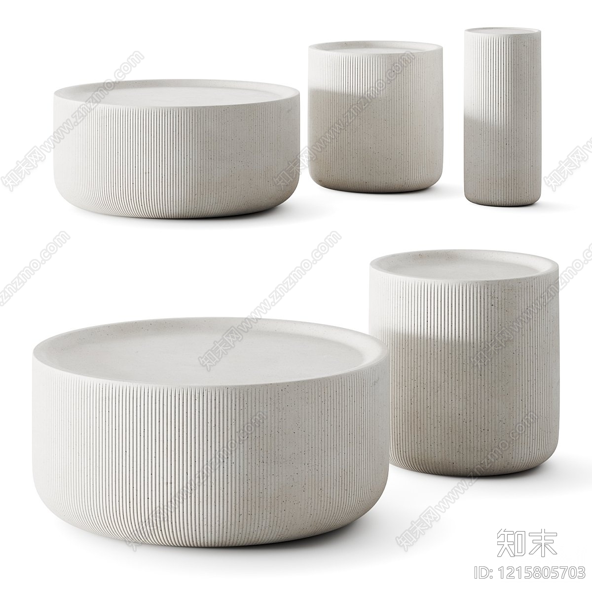 极简茶几3D模型下载【ID:1215805703】