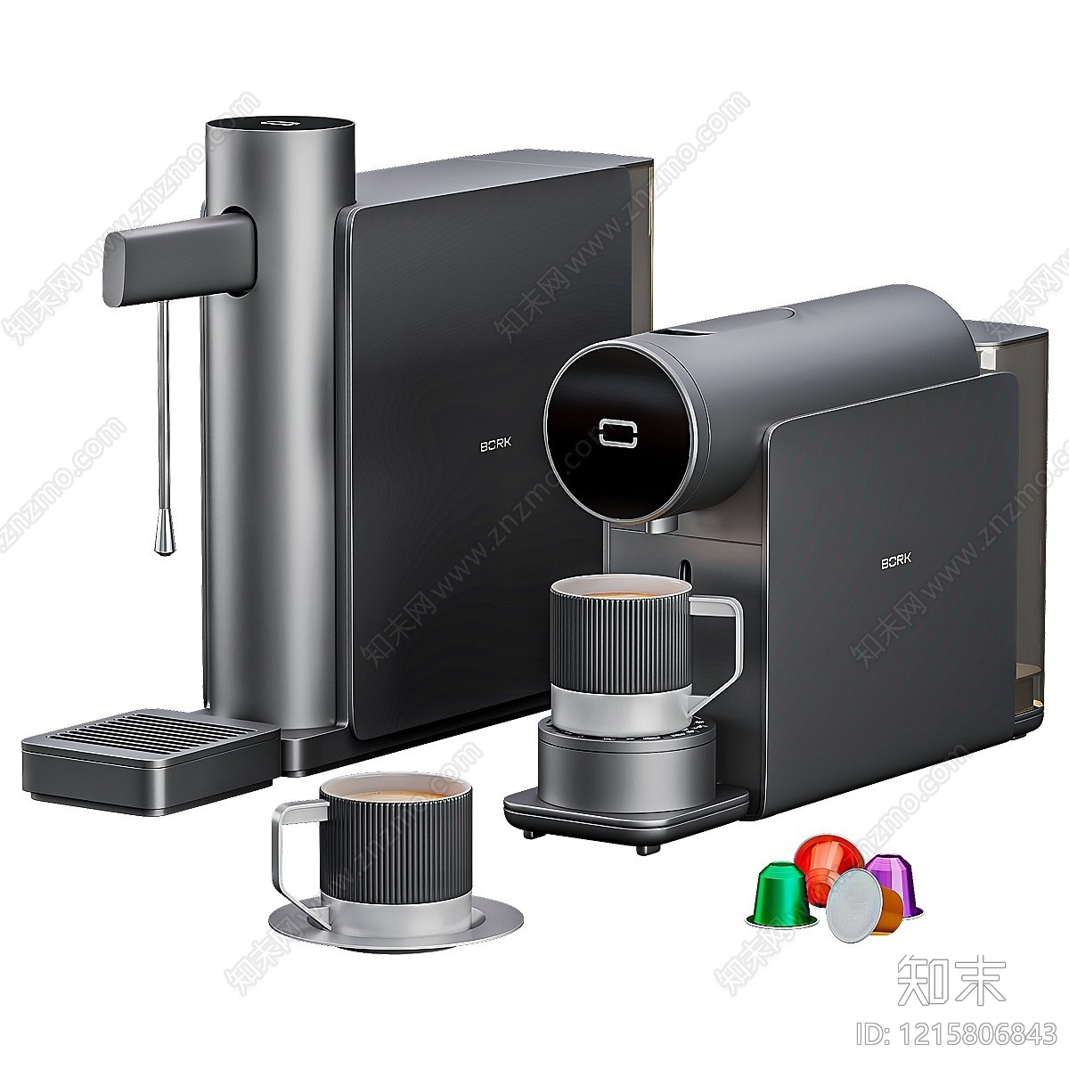 极简咖啡机3D模型下载【ID:1215806843】