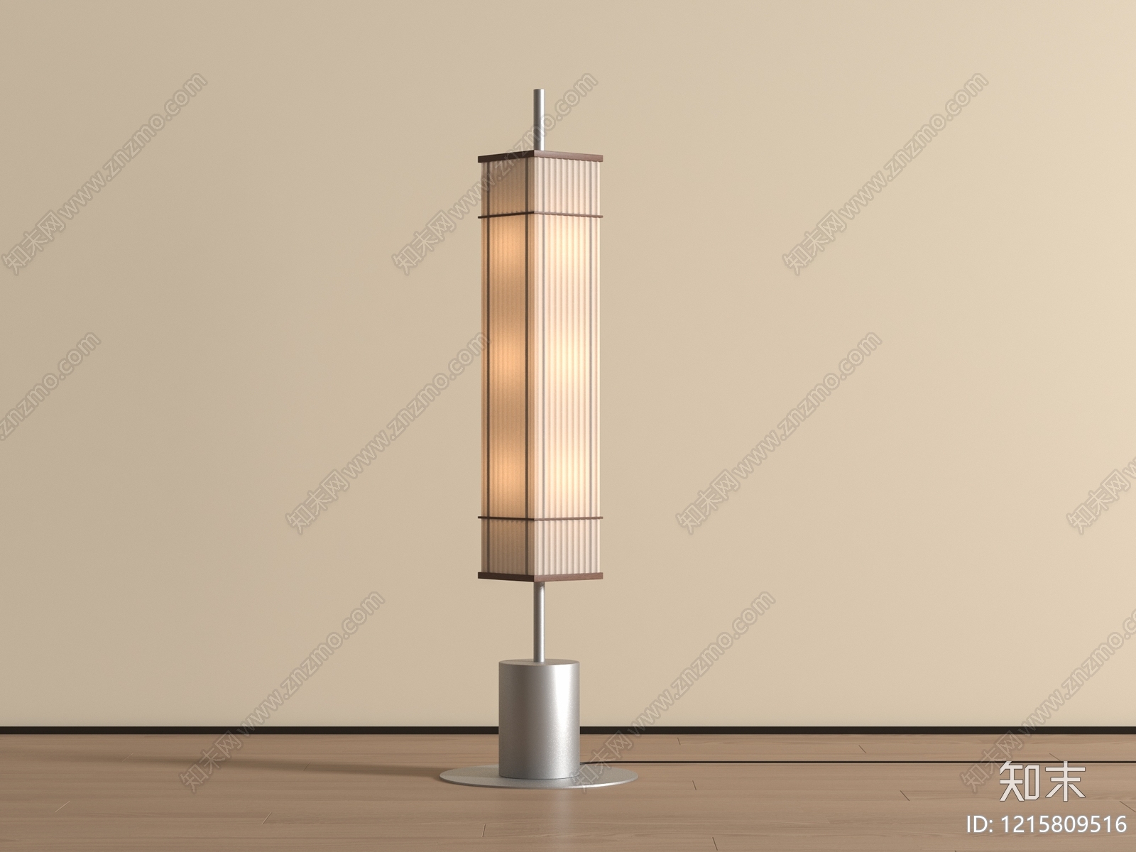 新中式落地灯3D模型下载【ID:1215809516】