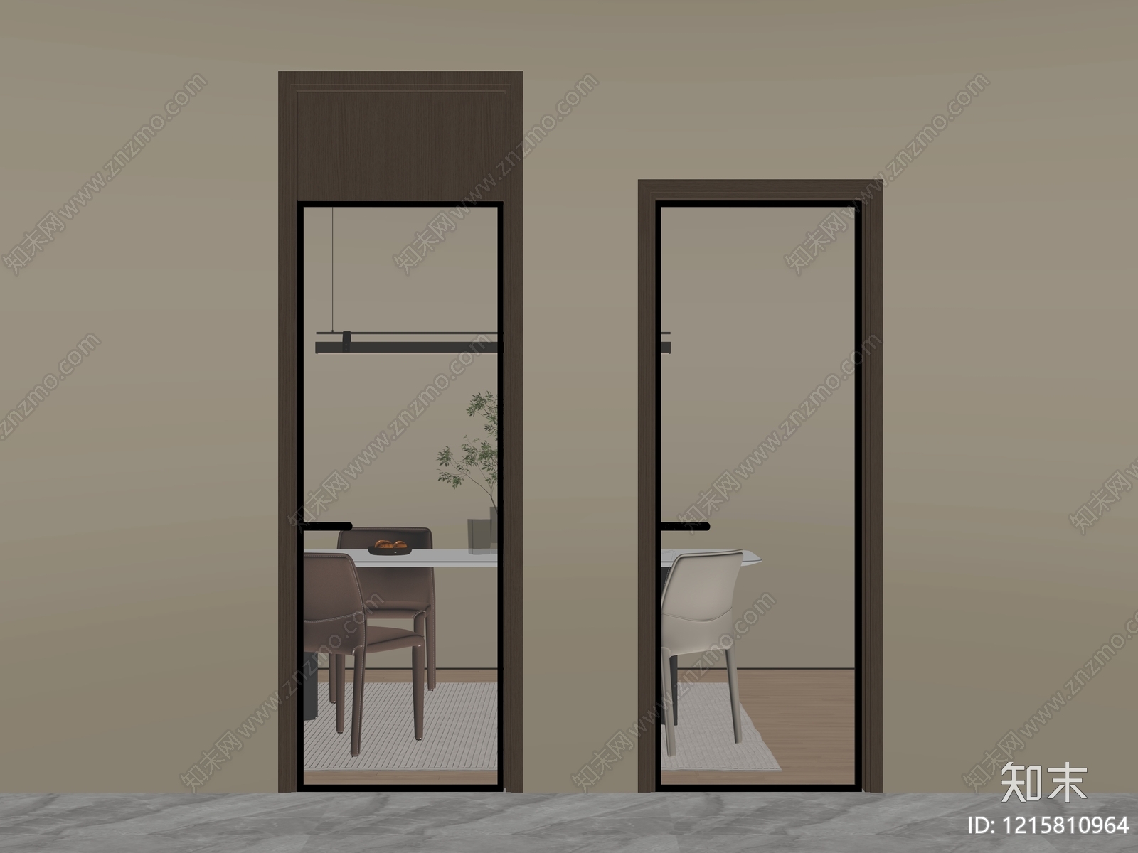 极简单开门SU模型下载【ID:1215810964】