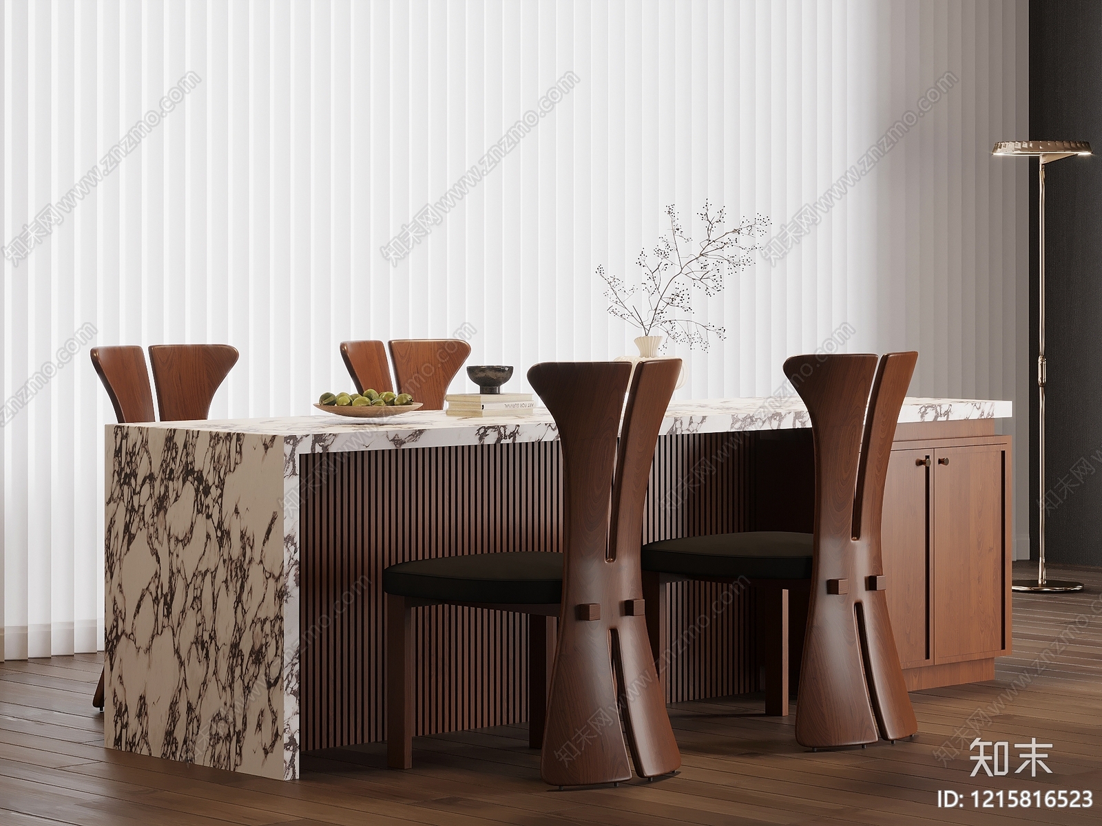 现代简约岛台3D模型下载【ID:1215816523】