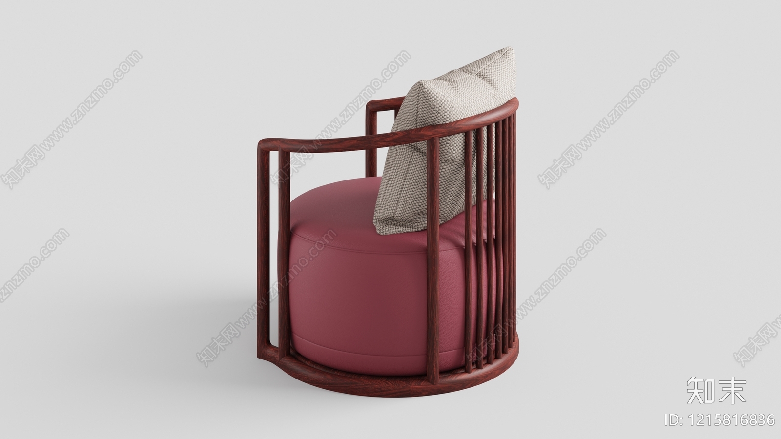 新中式休闲椅3D模型下载【ID:1215816836】