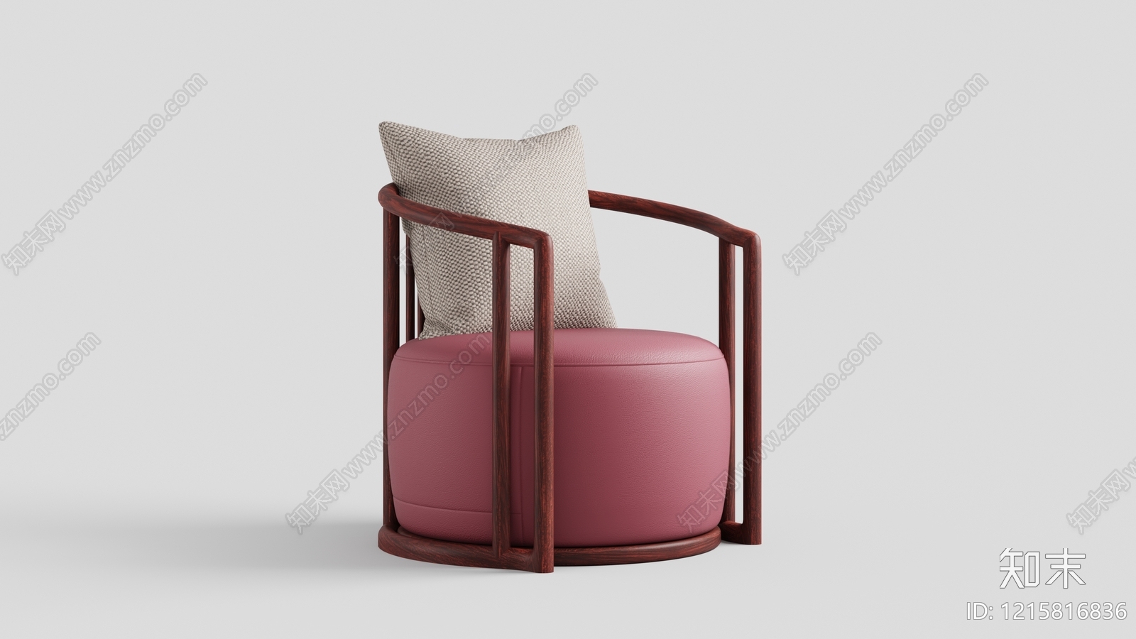 新中式休闲椅3D模型下载【ID:1215816836】