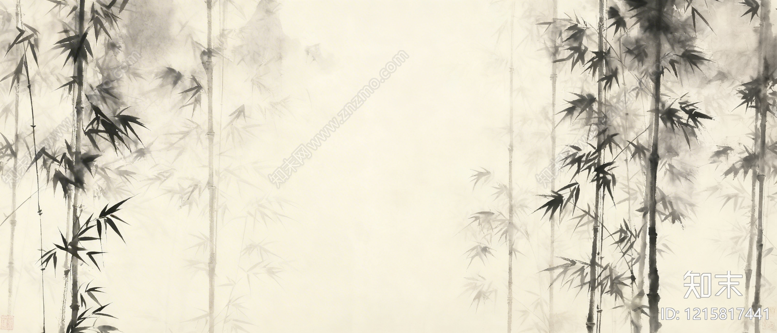 中式植物壁纸贴图下载【ID:1215817441】