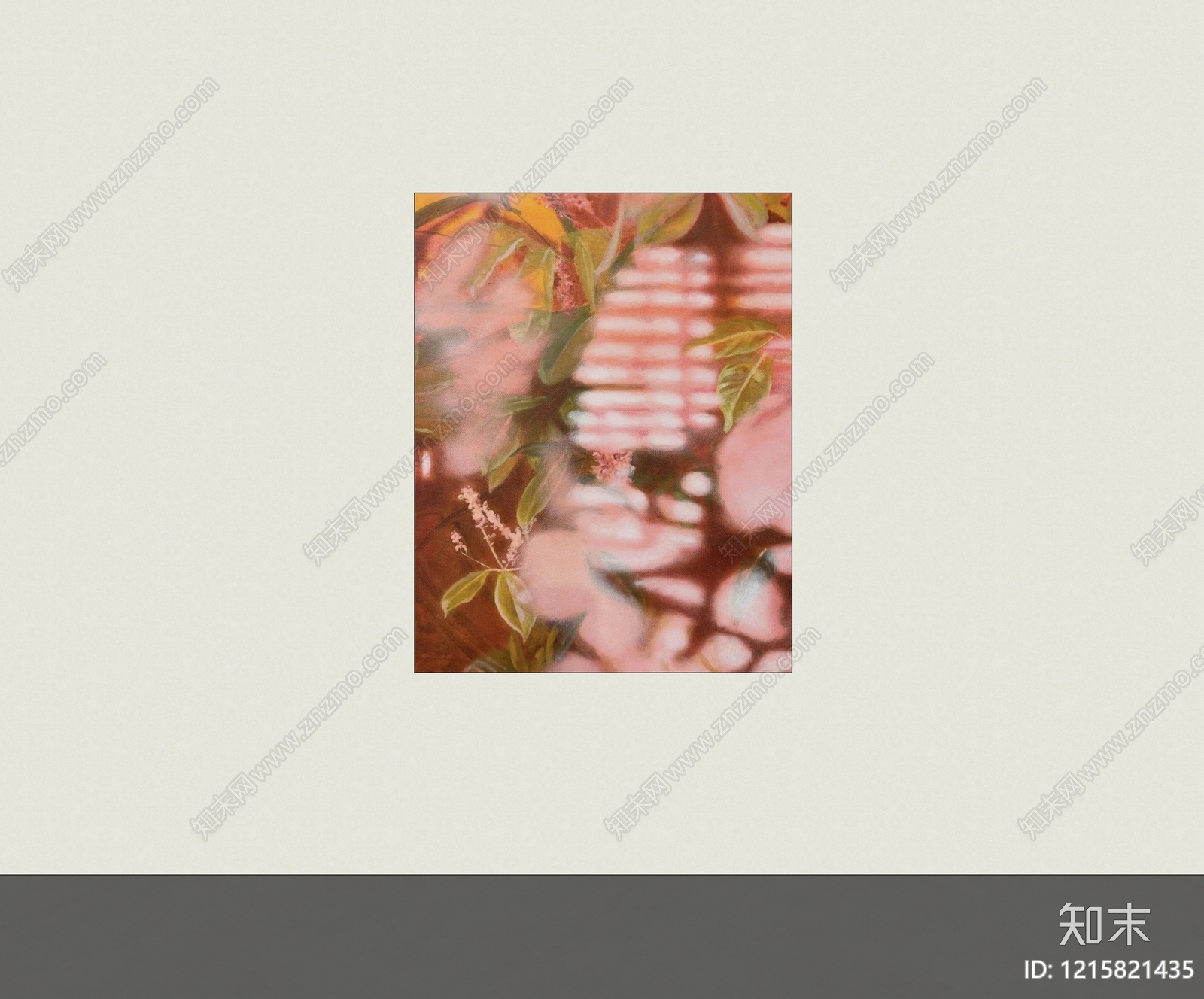 奶油风挂画SU模型下载【ID:1215821435】
