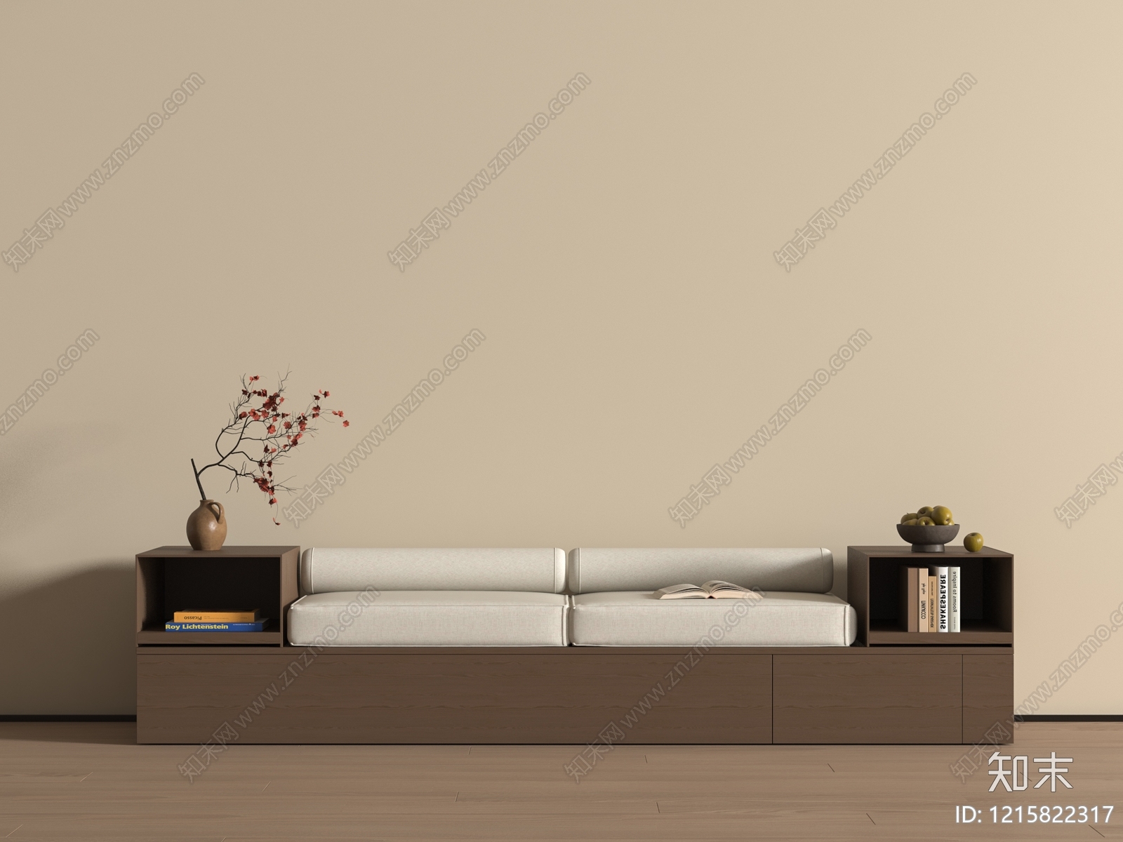 现代简约卡座沙发3D模型下载【ID:1215822317】