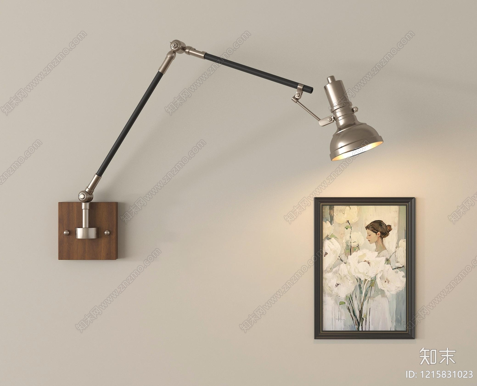 现代简约壁灯3D模型下载【ID:1215831023】