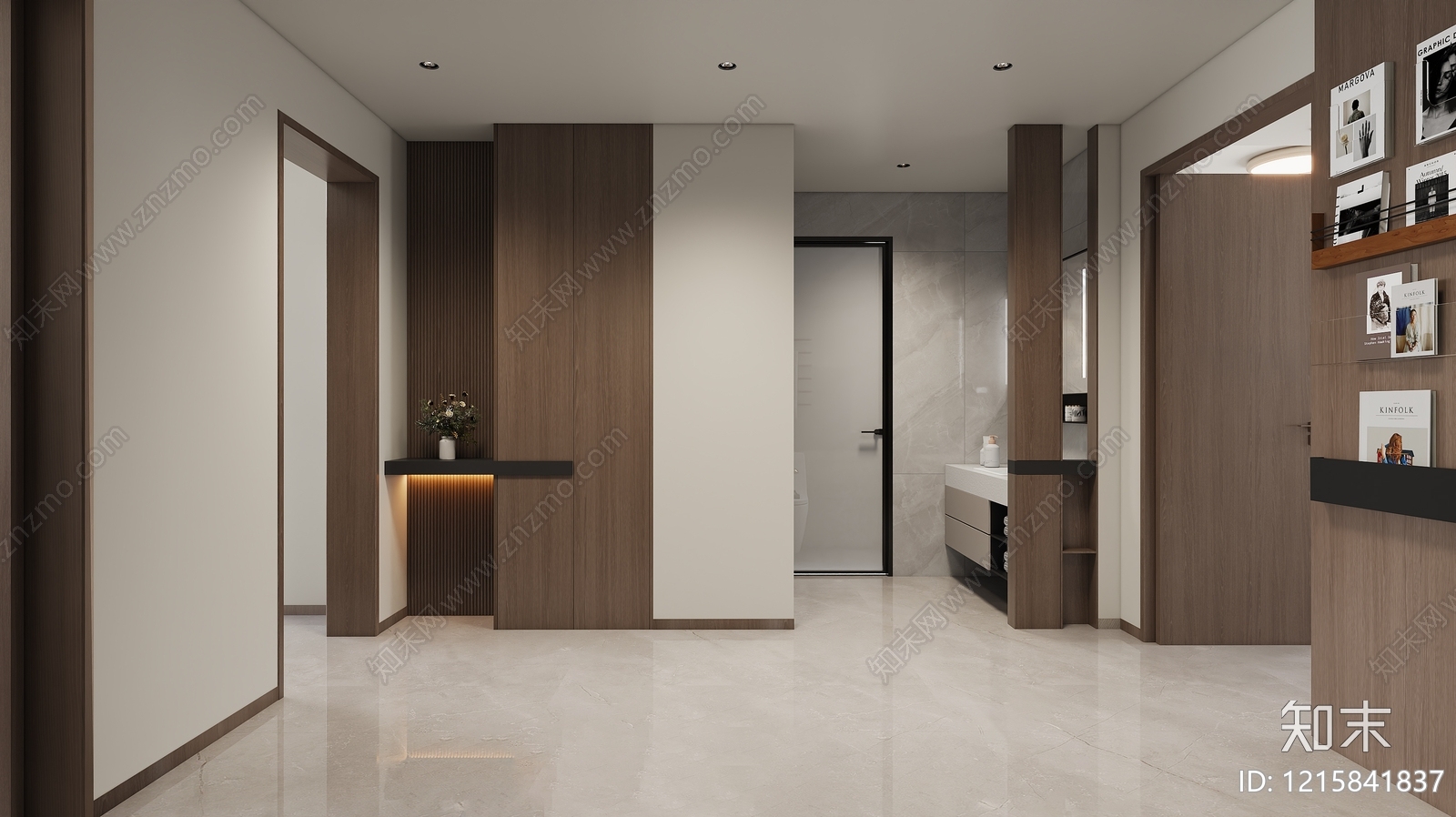 现代简约玄关3D模型下载【ID:1215841837】