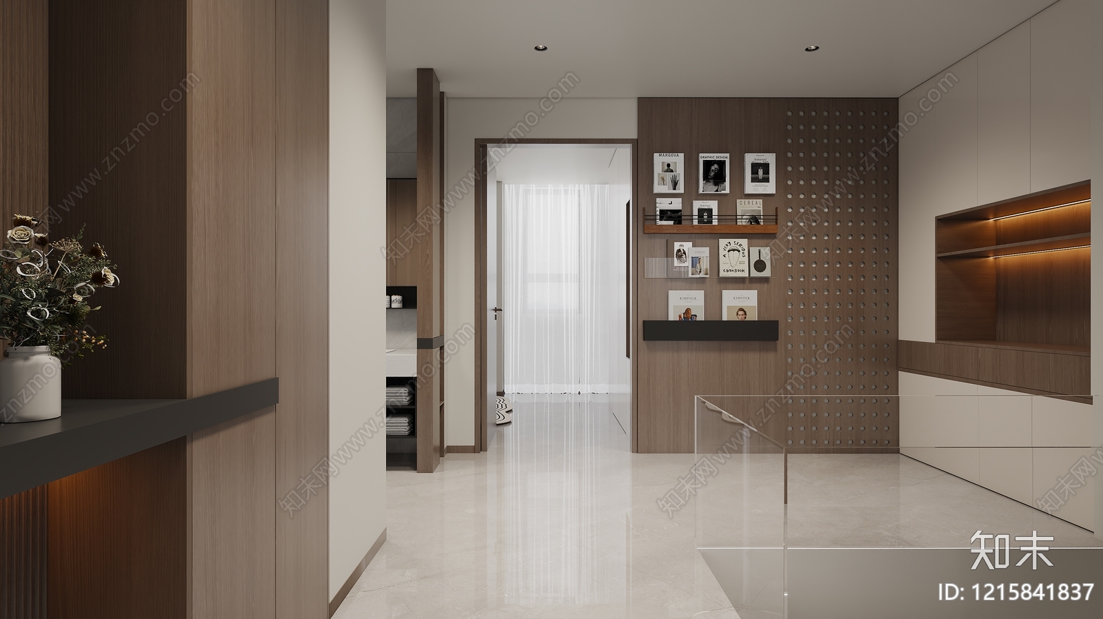 现代简约玄关3D模型下载【ID:1215841837】