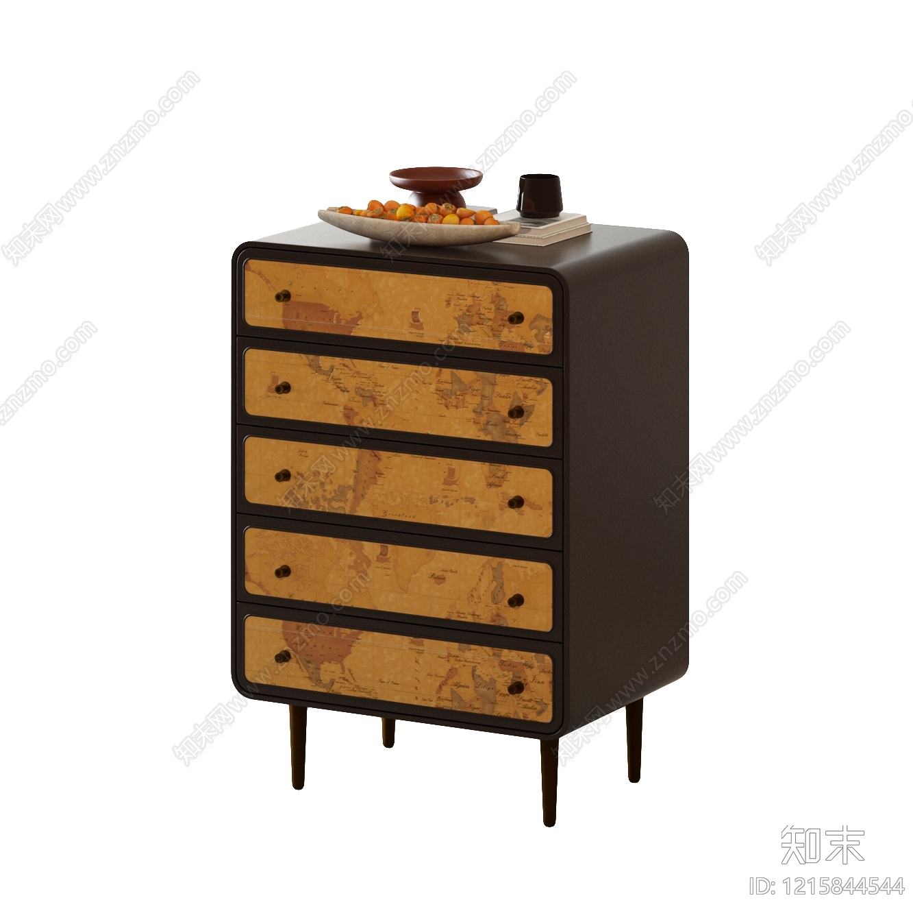 中古风斗柜3D模型下载【ID:1215844544】