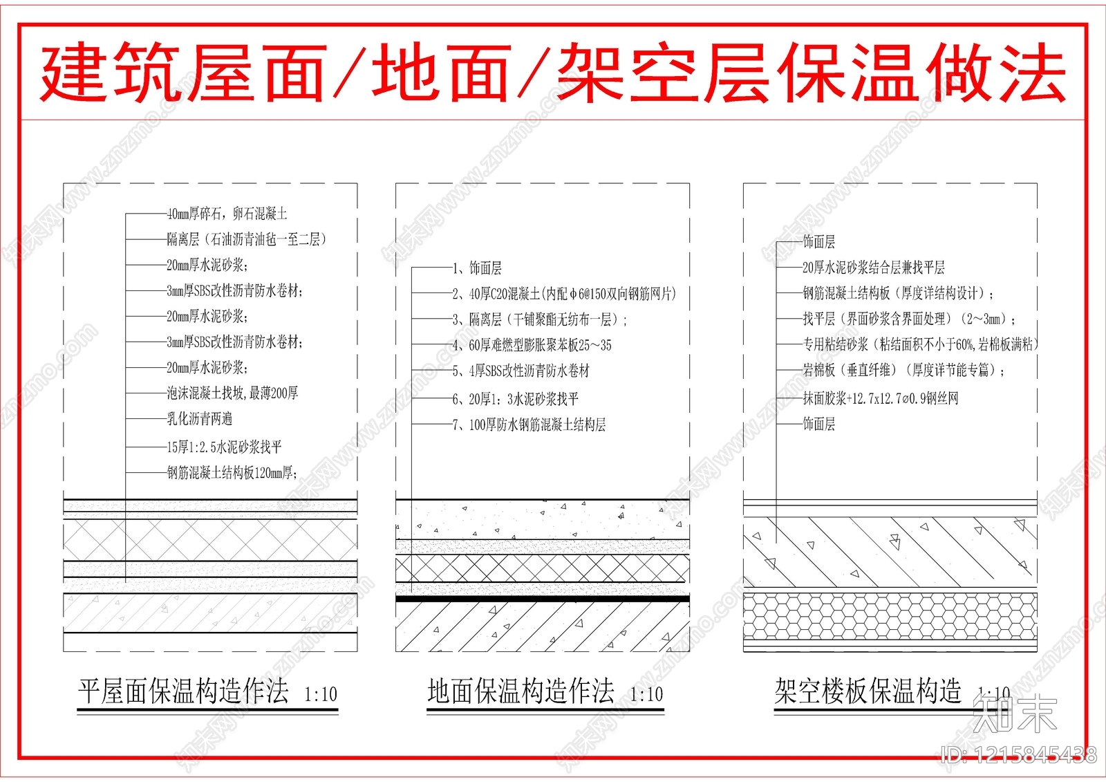 建筑综合节点cad施工图下载【ID:1215845438】