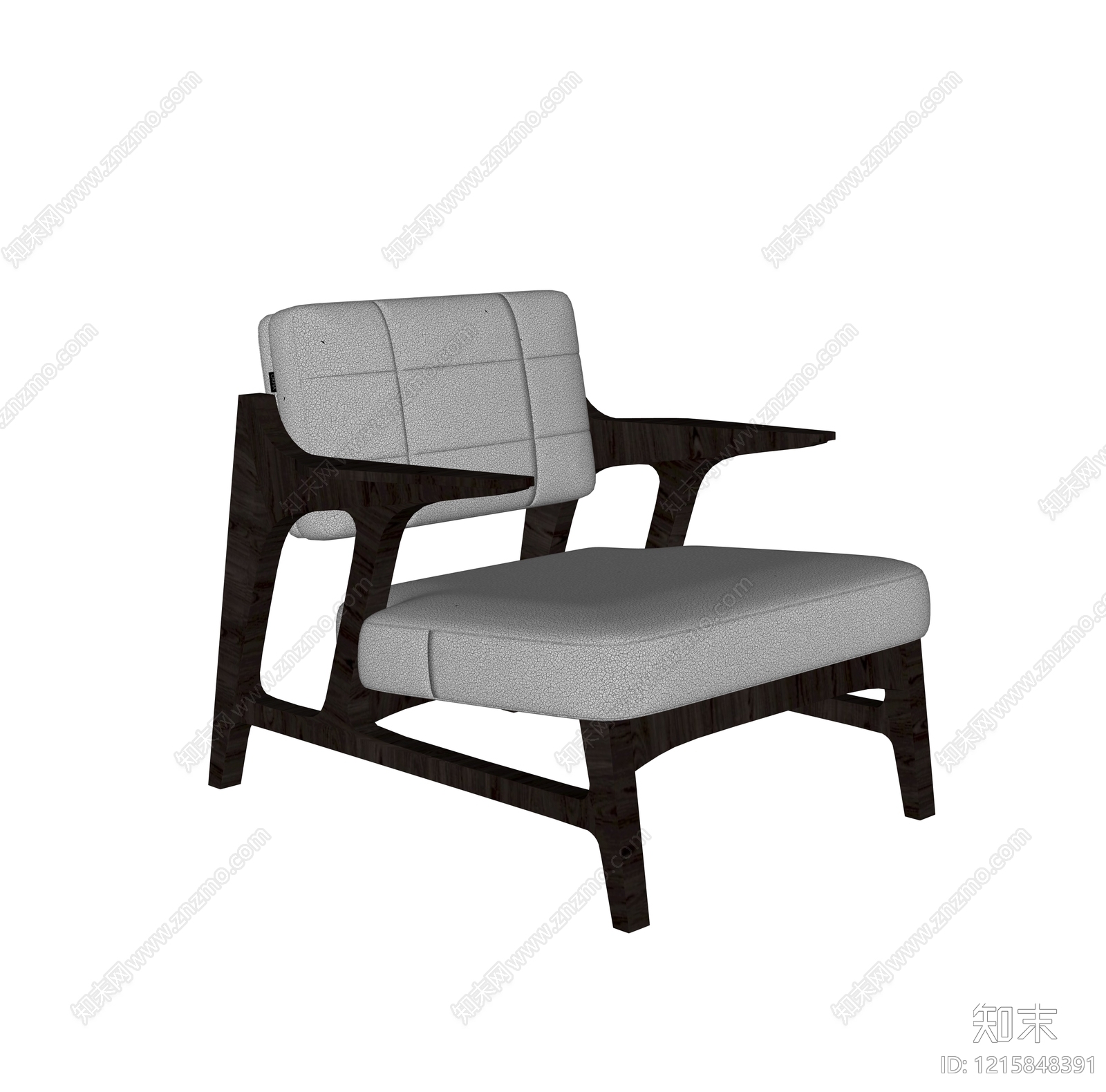 现代简约休闲椅SU模型下载【ID:1215848391】