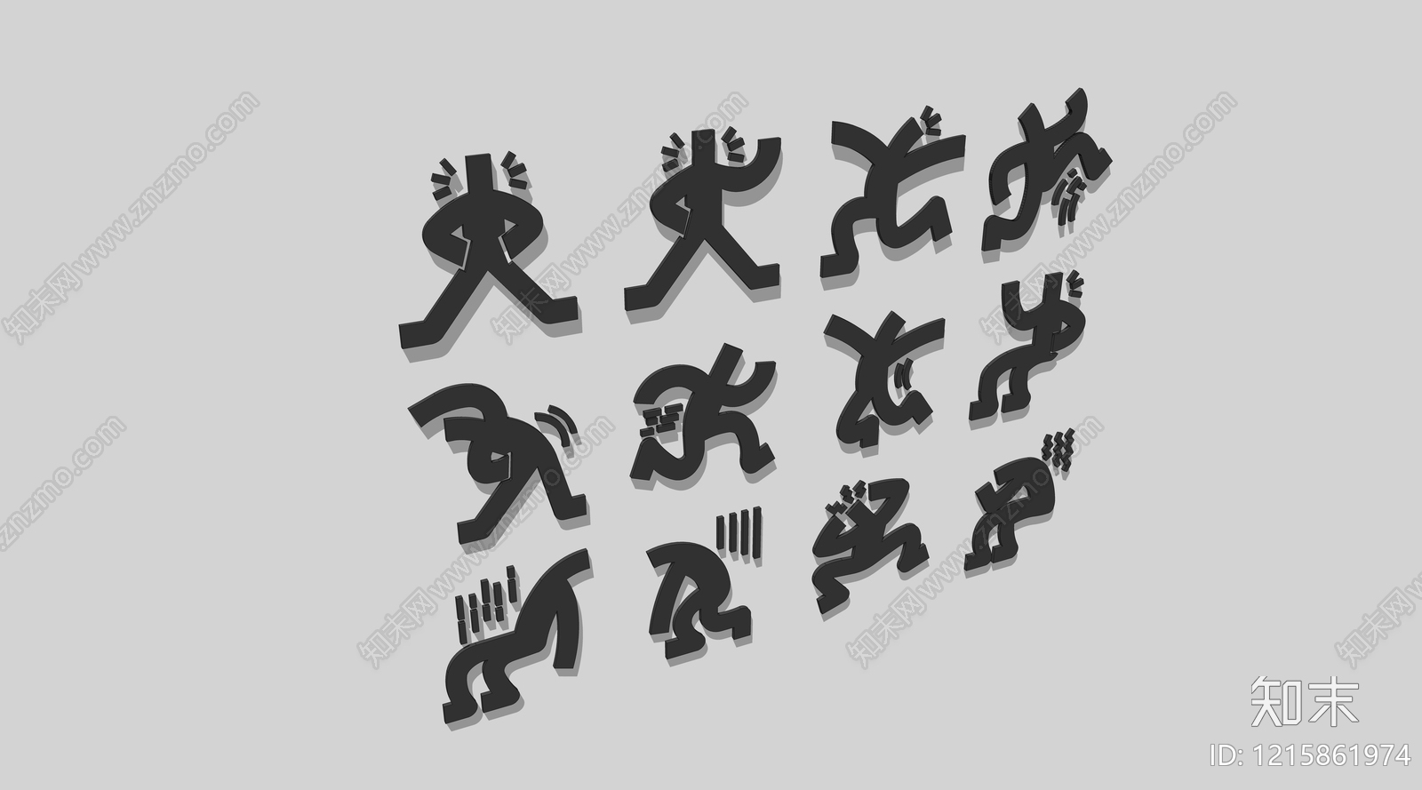 波普艺术挂件SU模型下载【ID:1215861974】