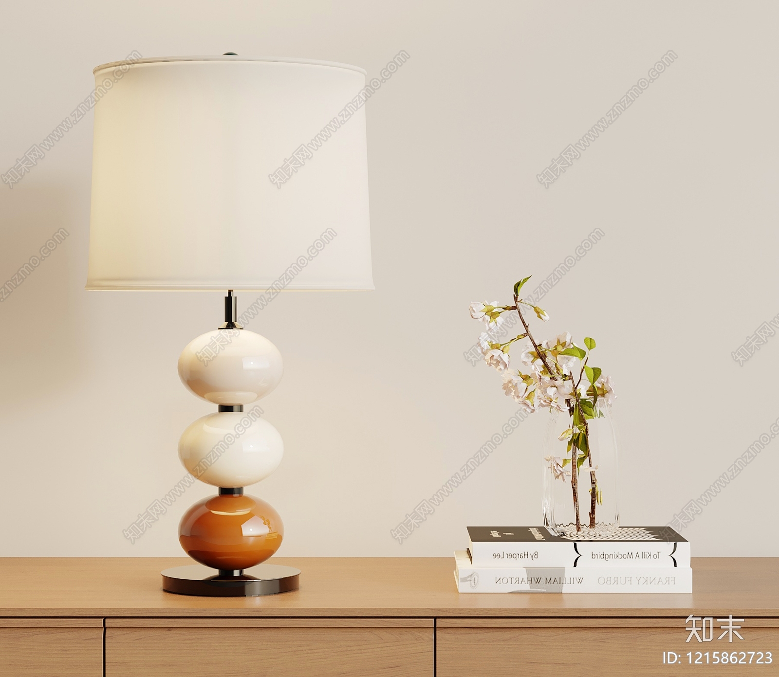 奶油风灯具组合3D模型下载【ID:1215862723】