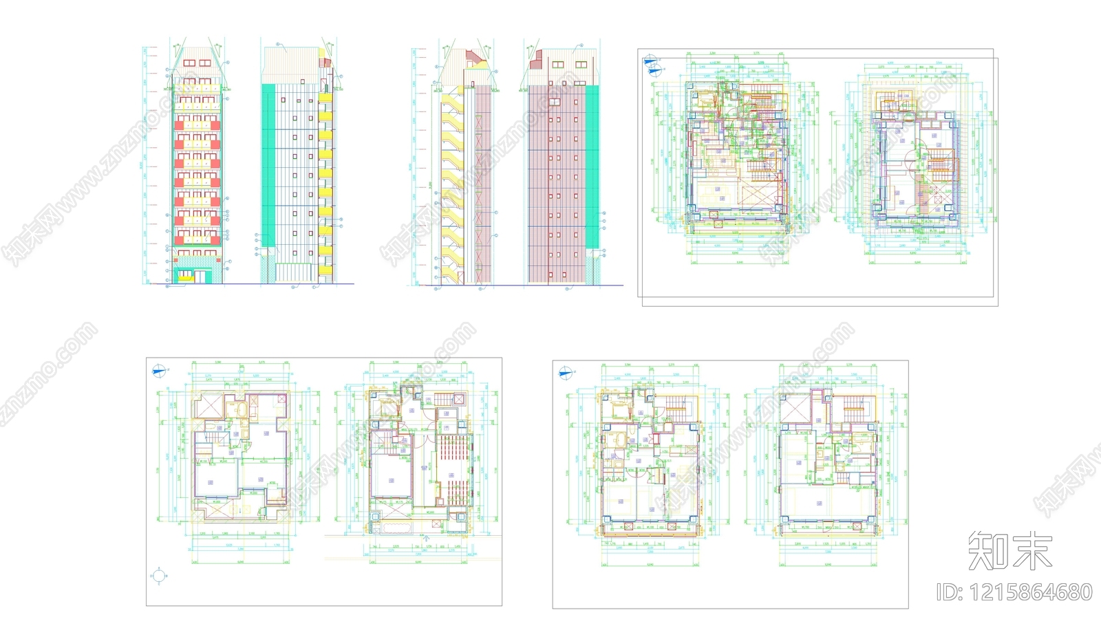 高层住宅施工图下载【ID:1215864680】