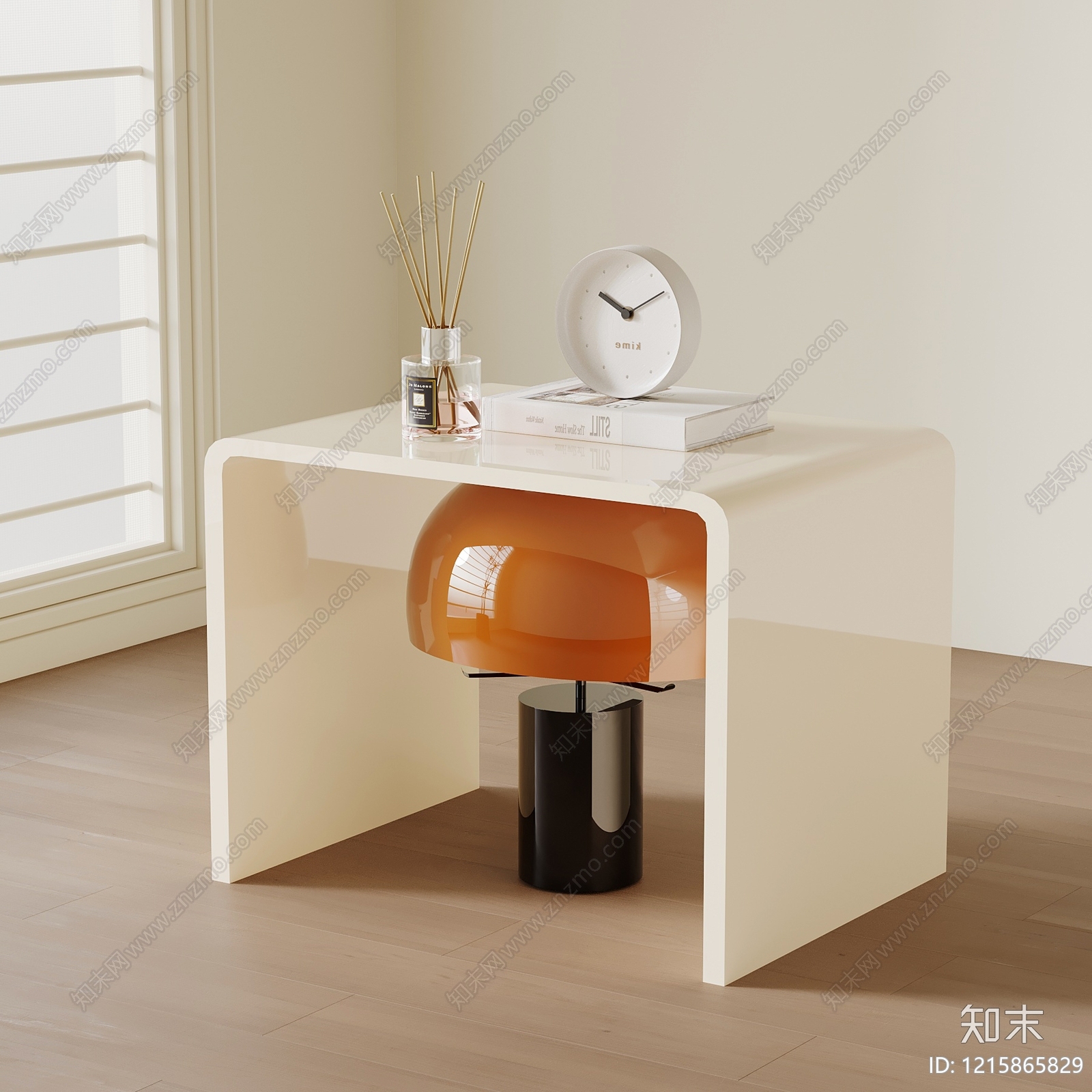 奶油风储物柜3D模型下载【ID:1215865829】