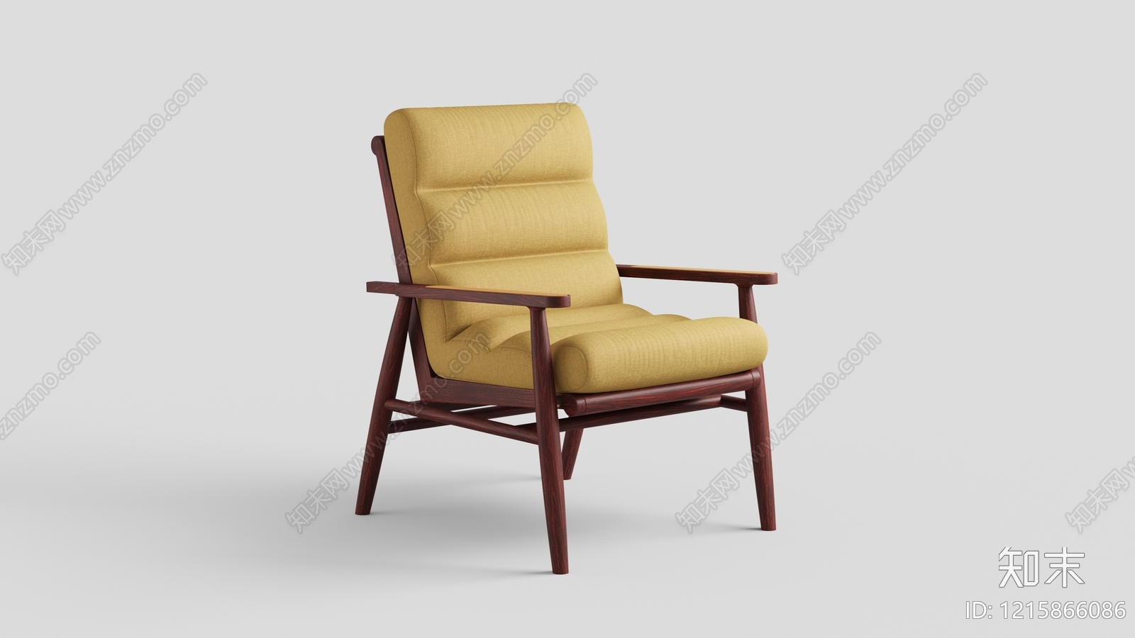 中古风休闲椅3D模型下载【ID:1215866086】