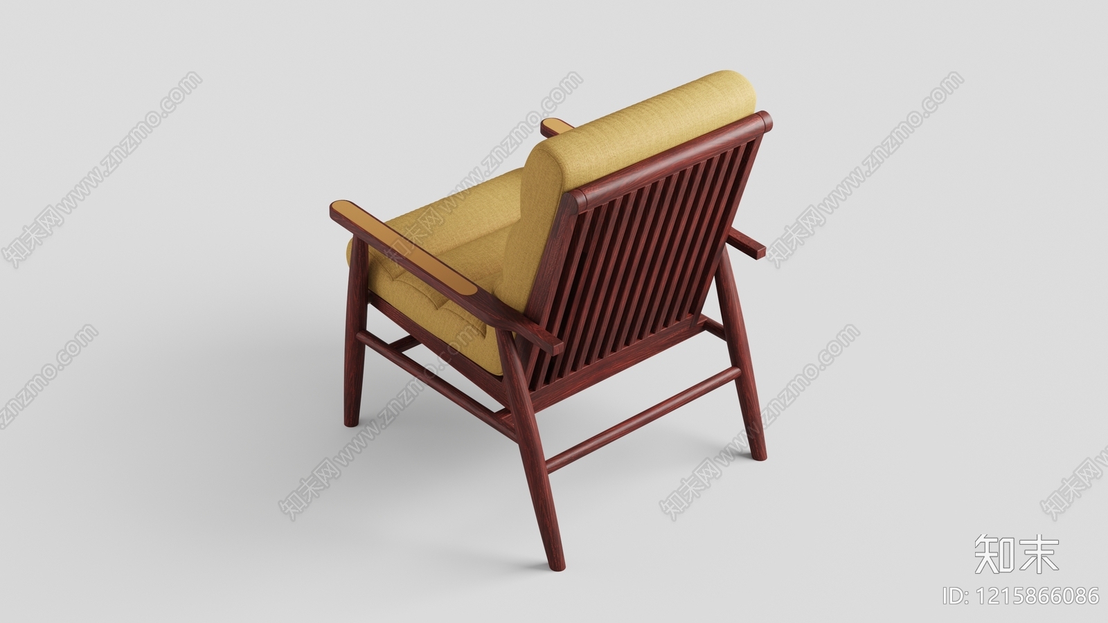 中古风休闲椅3D模型下载【ID:1215866086】
