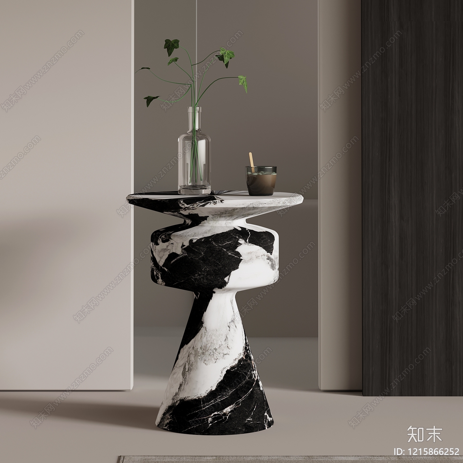 意式极简边几3D模型下载【ID:1215866252】