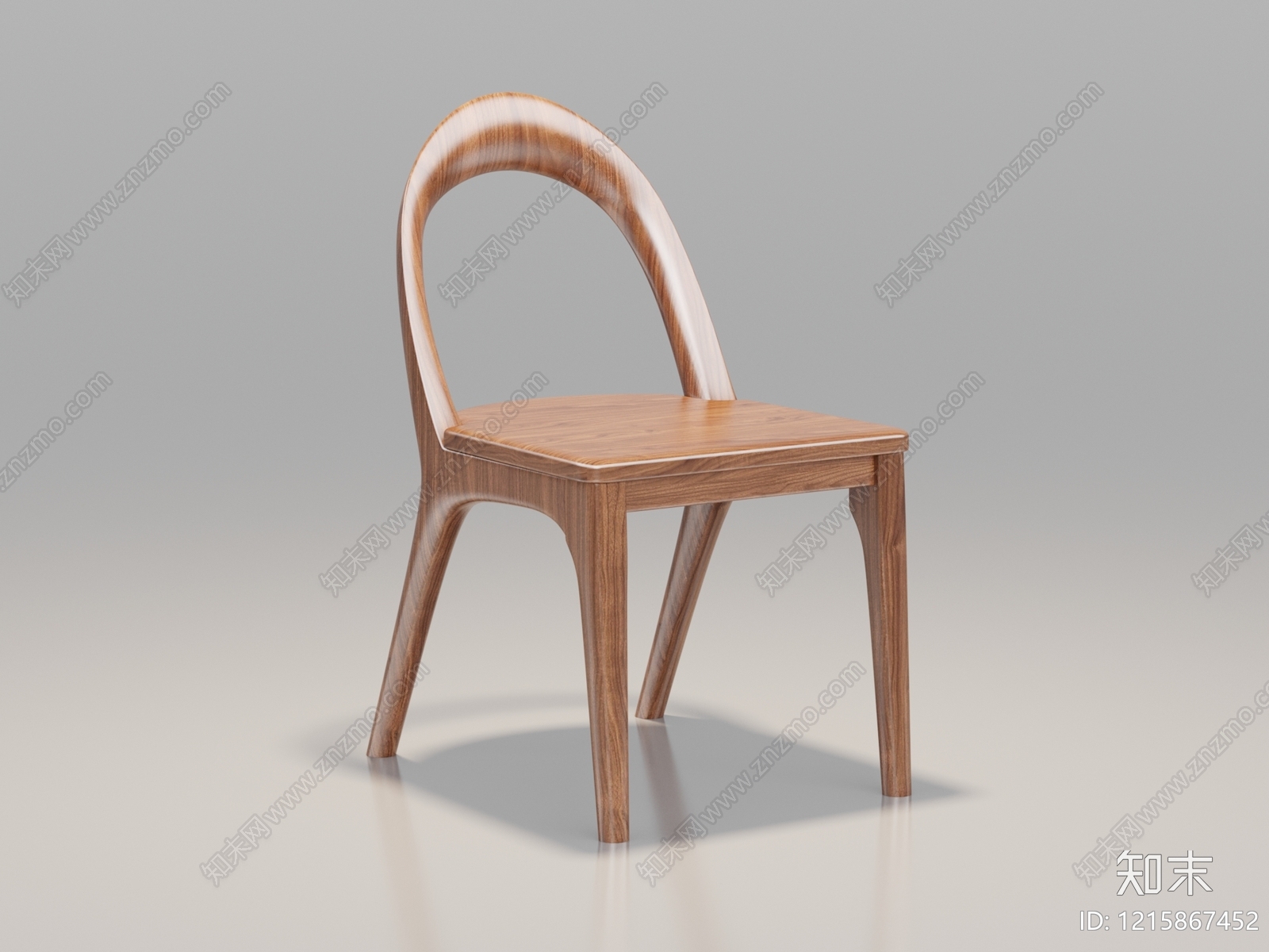 现代简约餐椅3D模型下载【ID:1215867452】