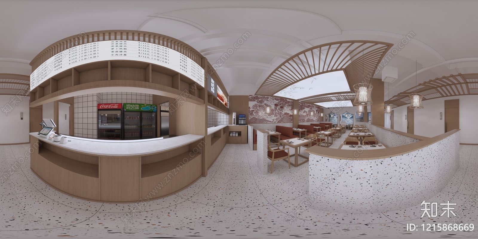 新中式其他餐饮空间3D模型下载【ID:1215868669】