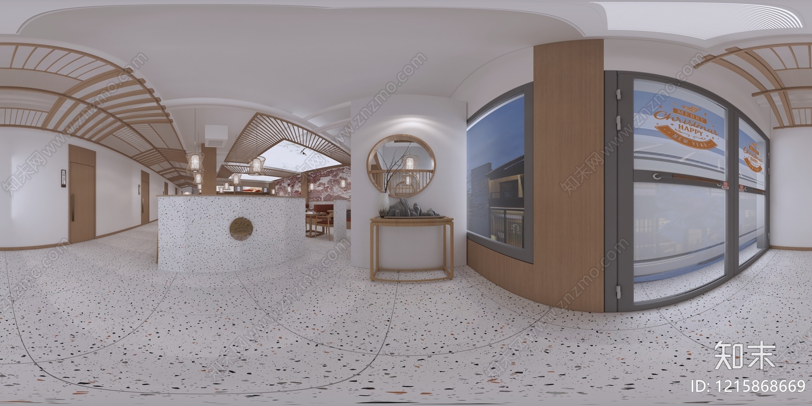 新中式其他餐饮空间3D模型下载【ID:1215868669】
