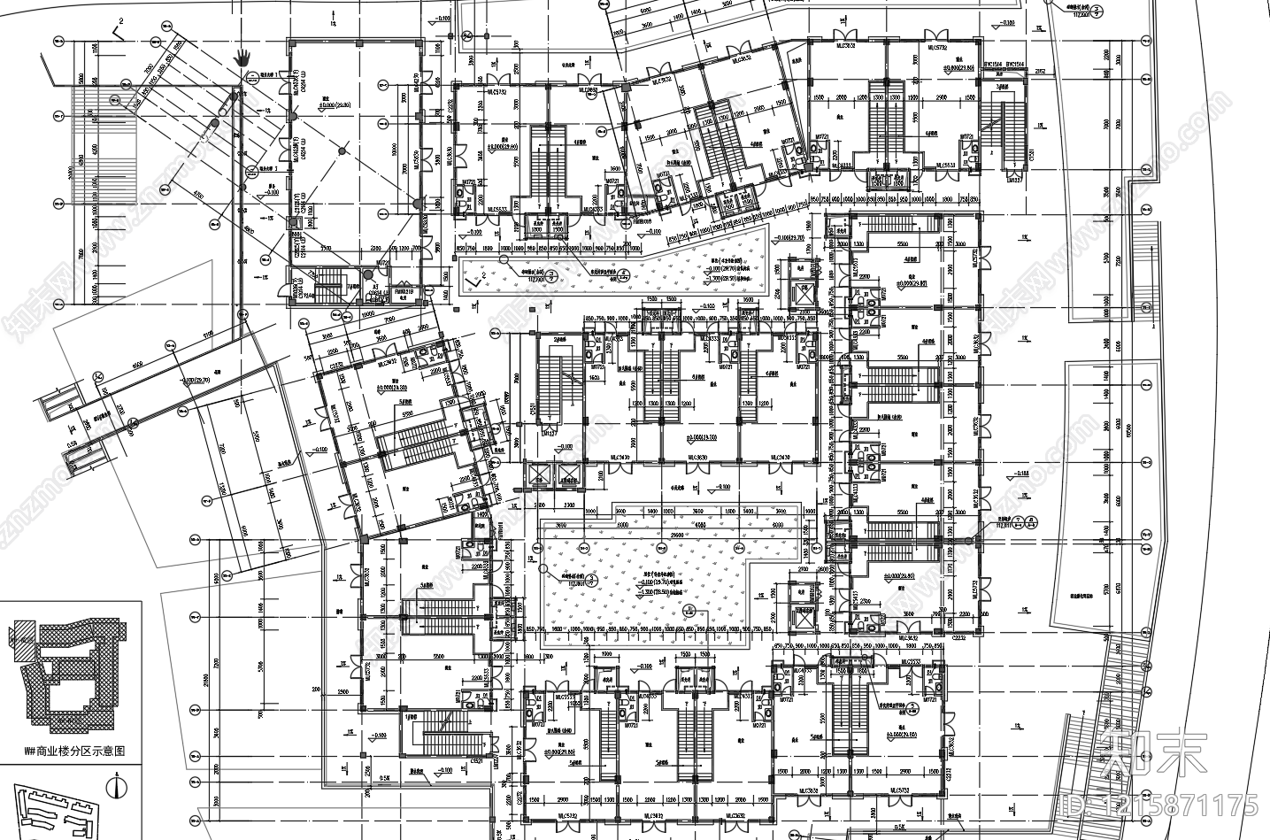 社区商业中心施工图下载【ID:1215871175】