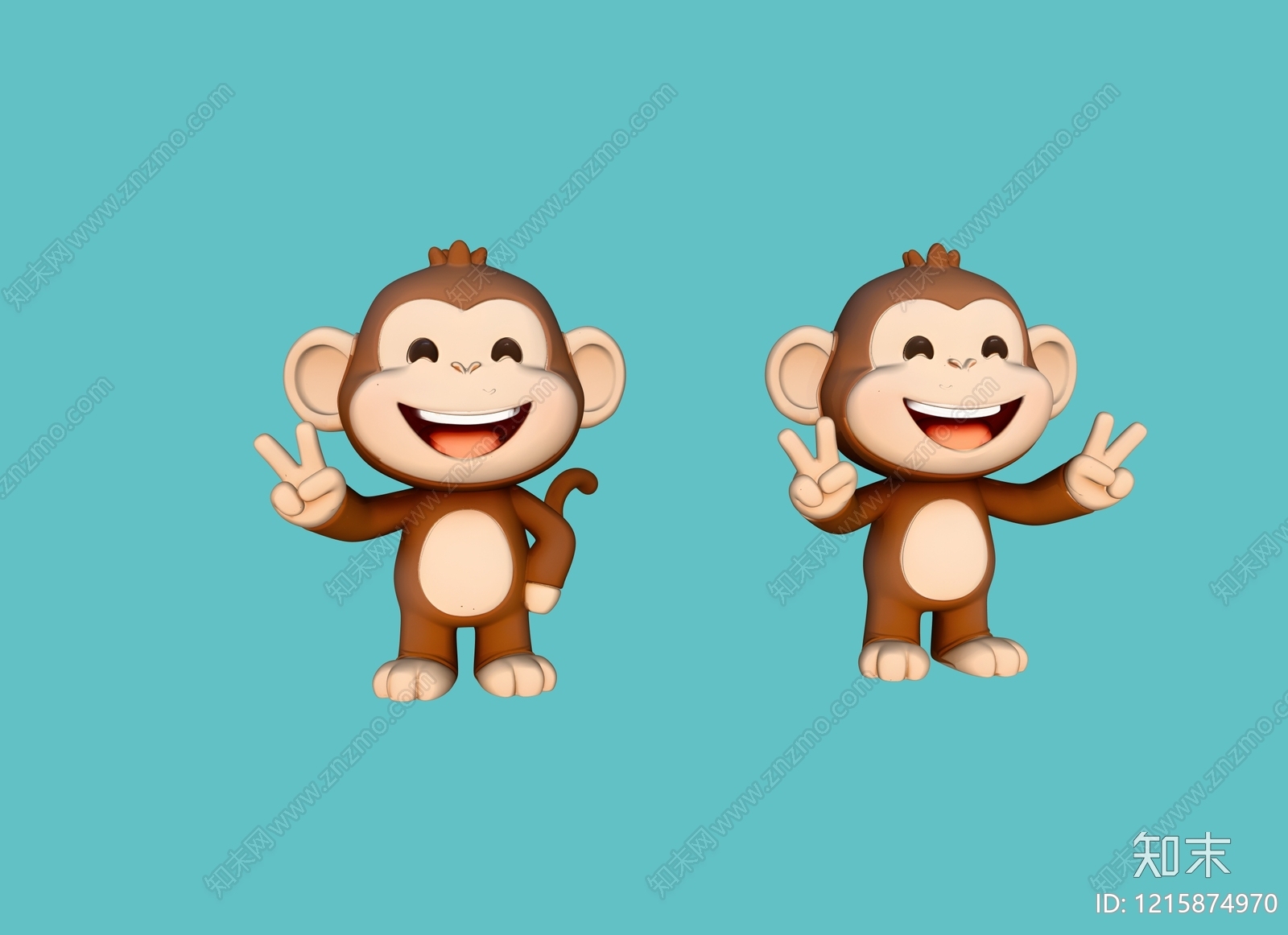 卡通风格虚拟人物SU模型下载【ID:1215874970】