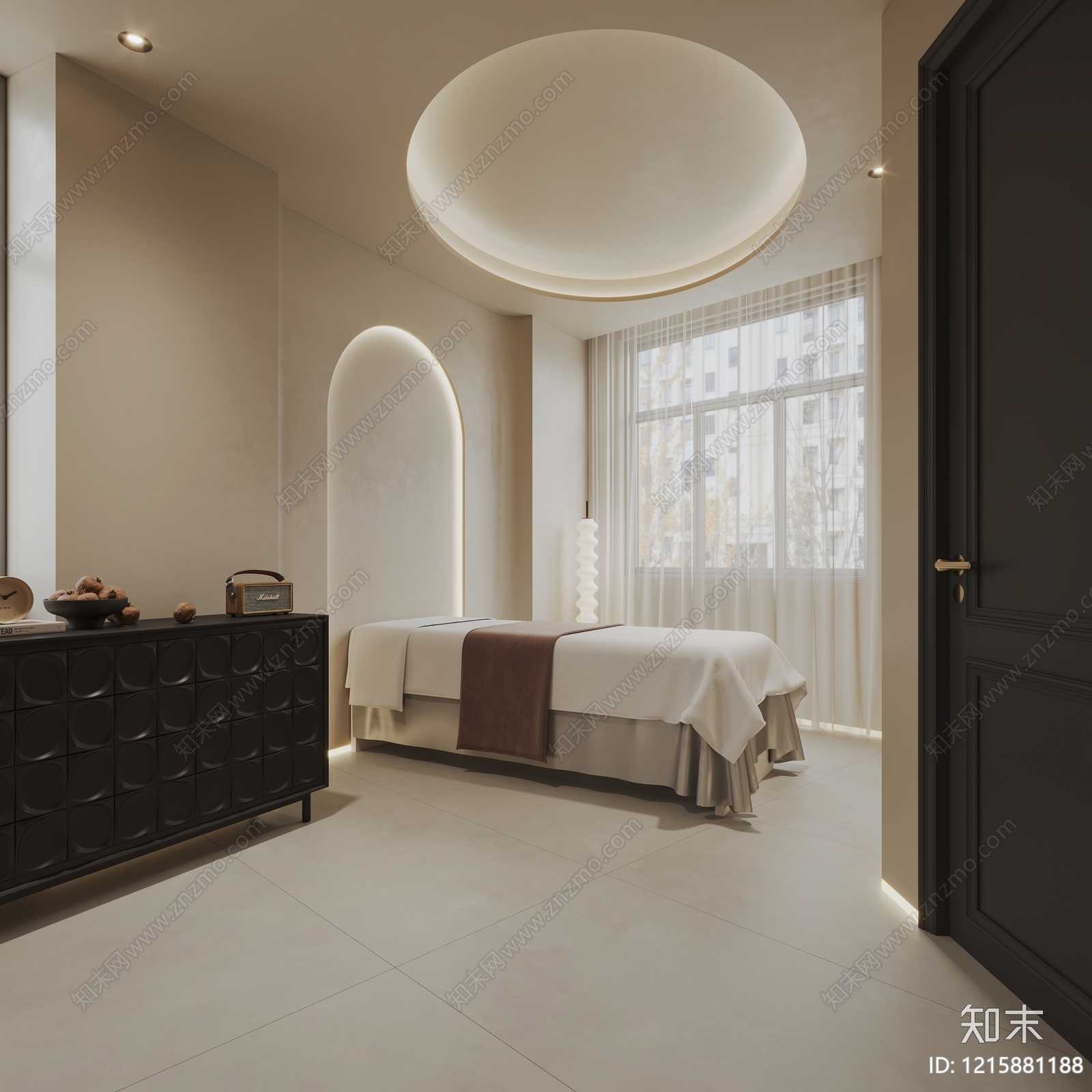 奶油风美容院3D模型下载【ID:1215881188】