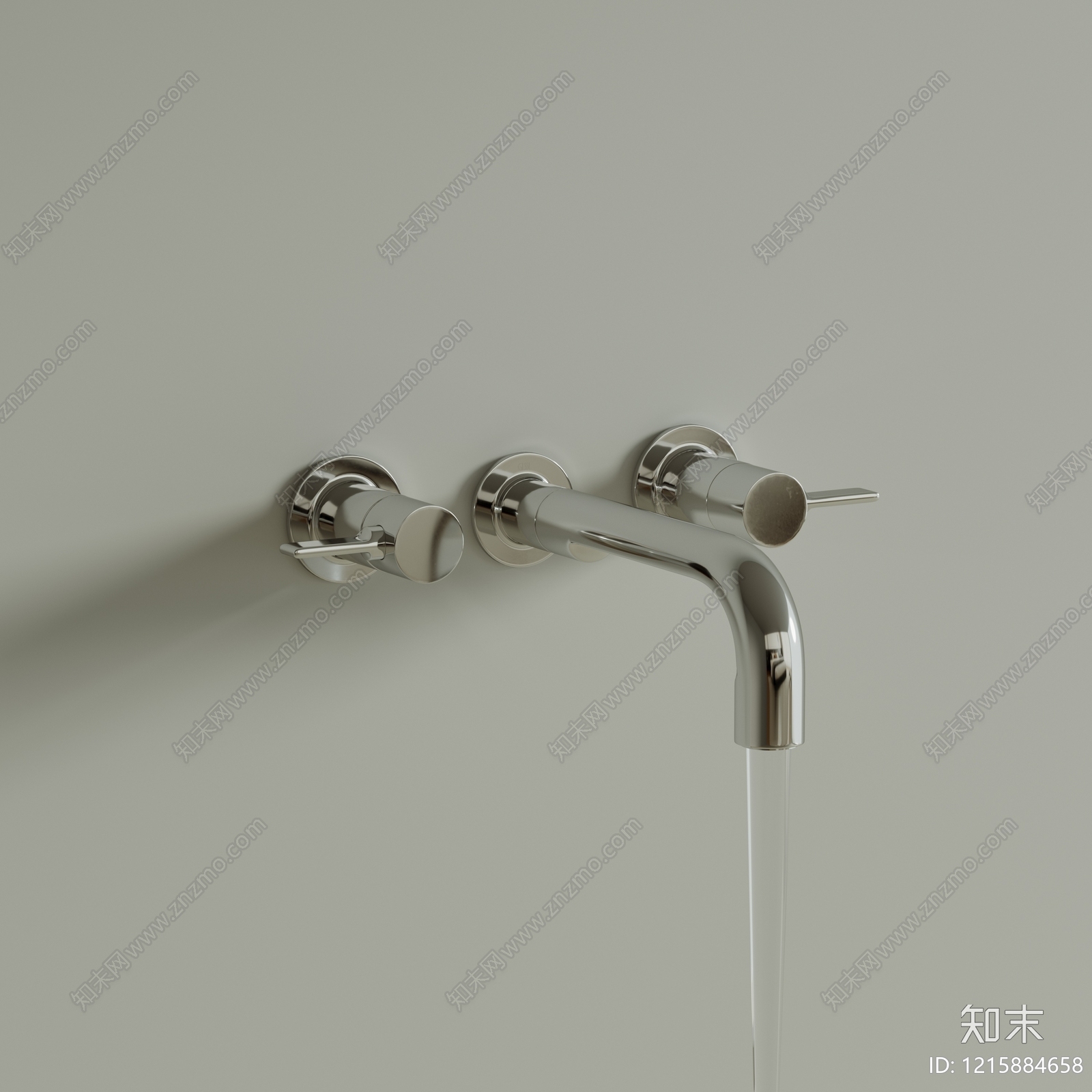 极简水龙头SU模型下载【ID:1215884658】