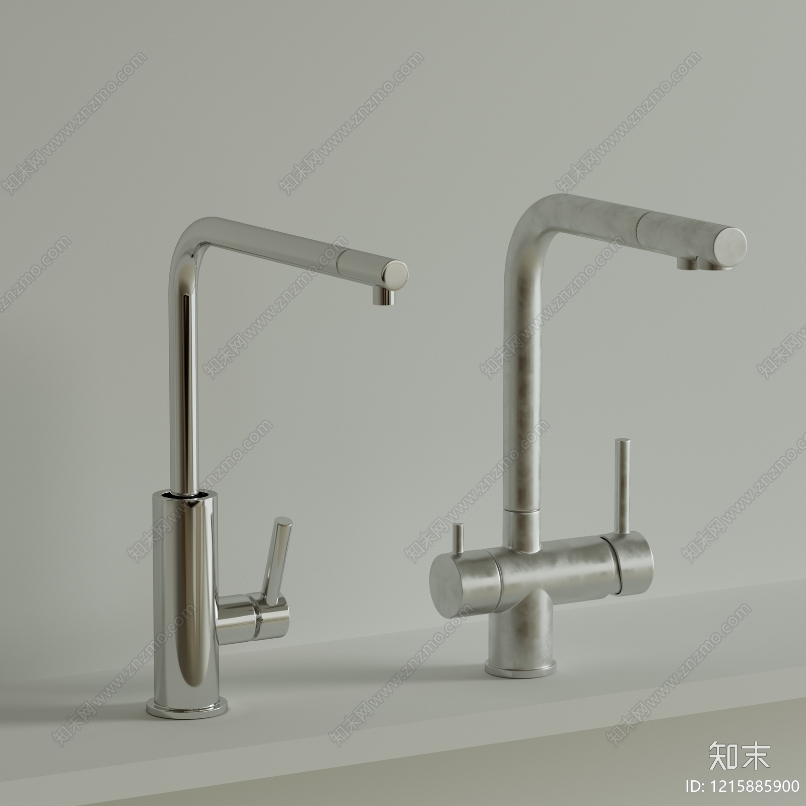 极简水龙头SU模型下载【ID:1215885900】