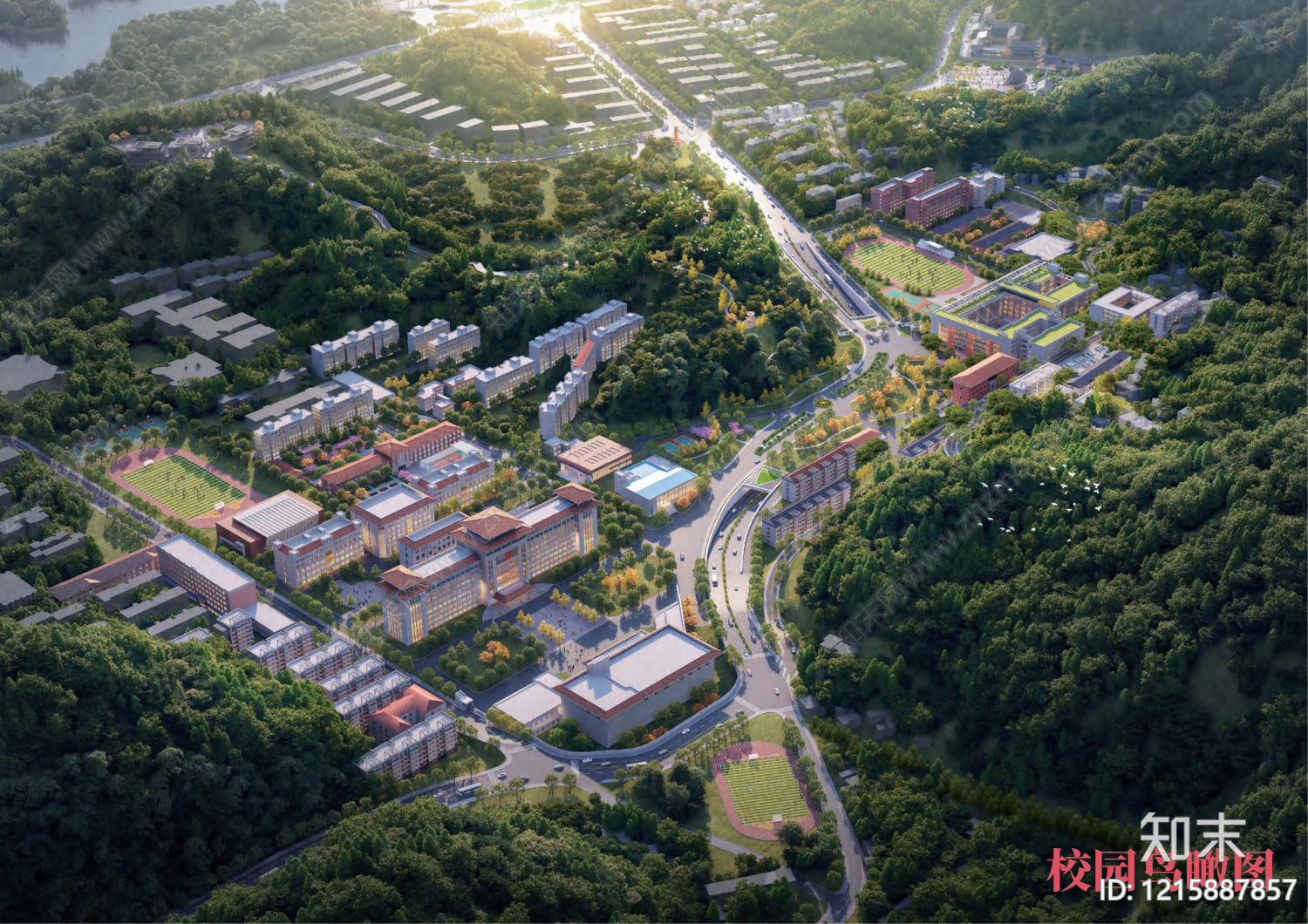 现代其他学校建筑下载【ID:1215887857】