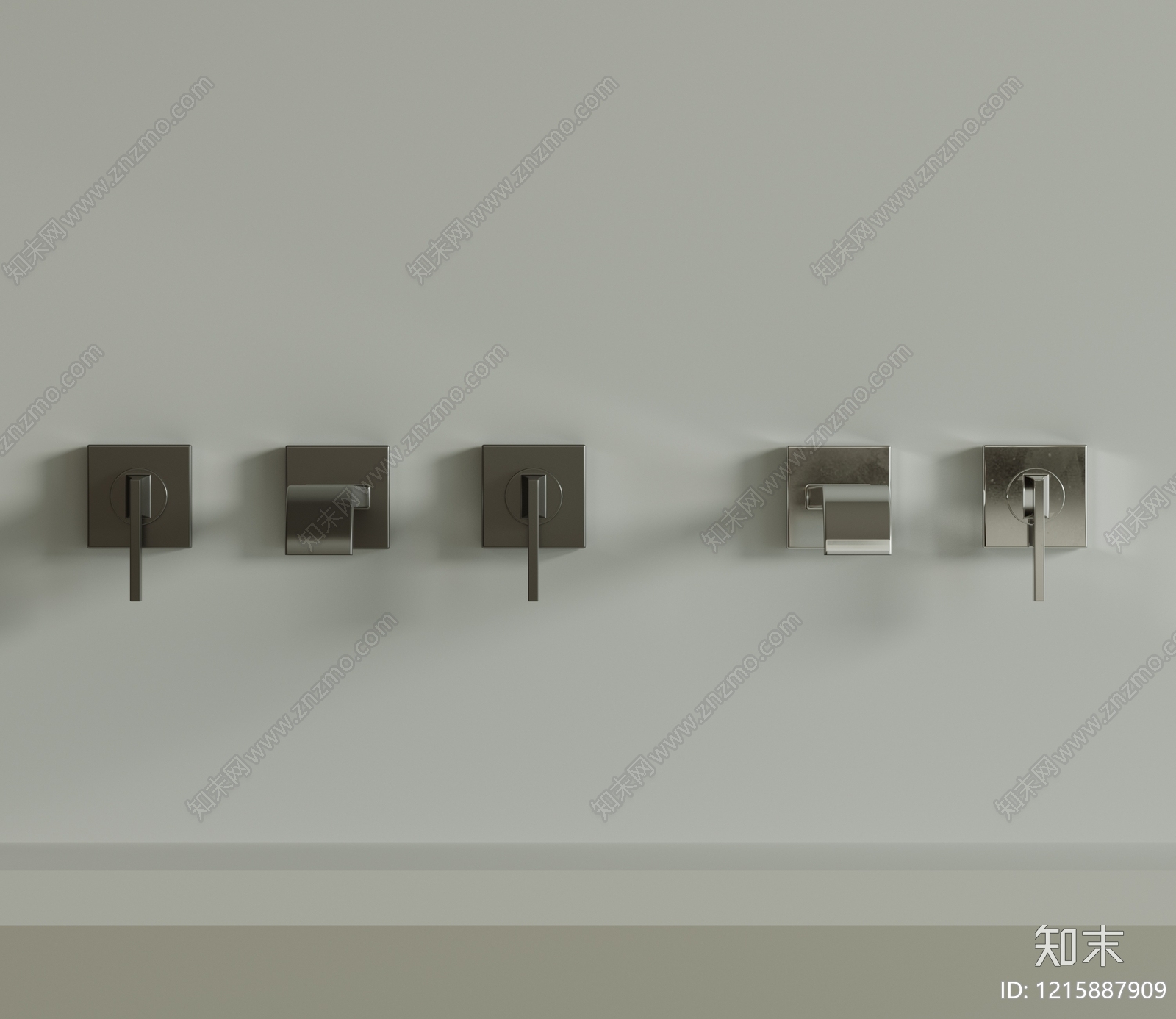 极简水龙头SU模型下载【ID:1215887909】