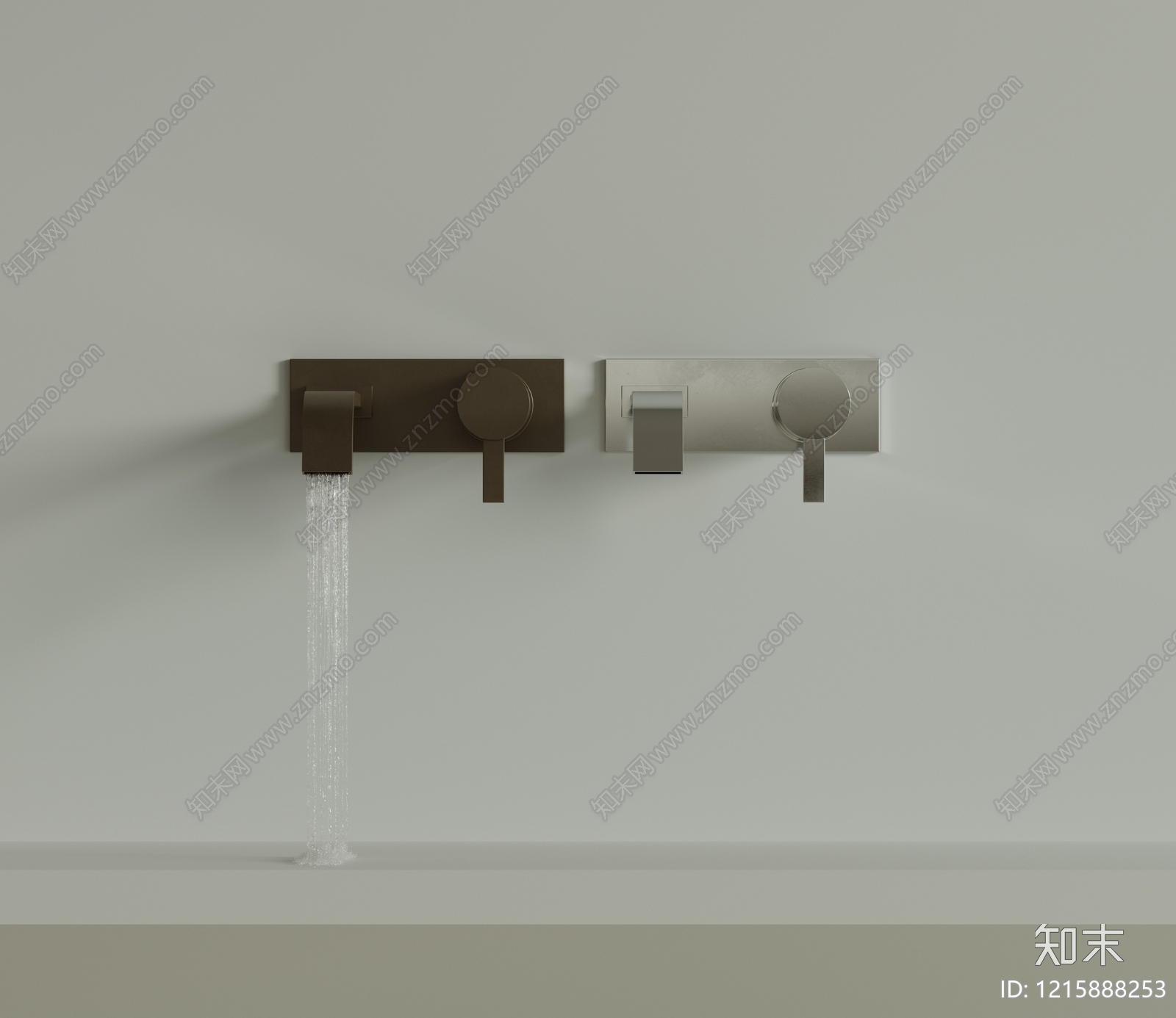 极简水龙头SU模型下载【ID:1215888253】