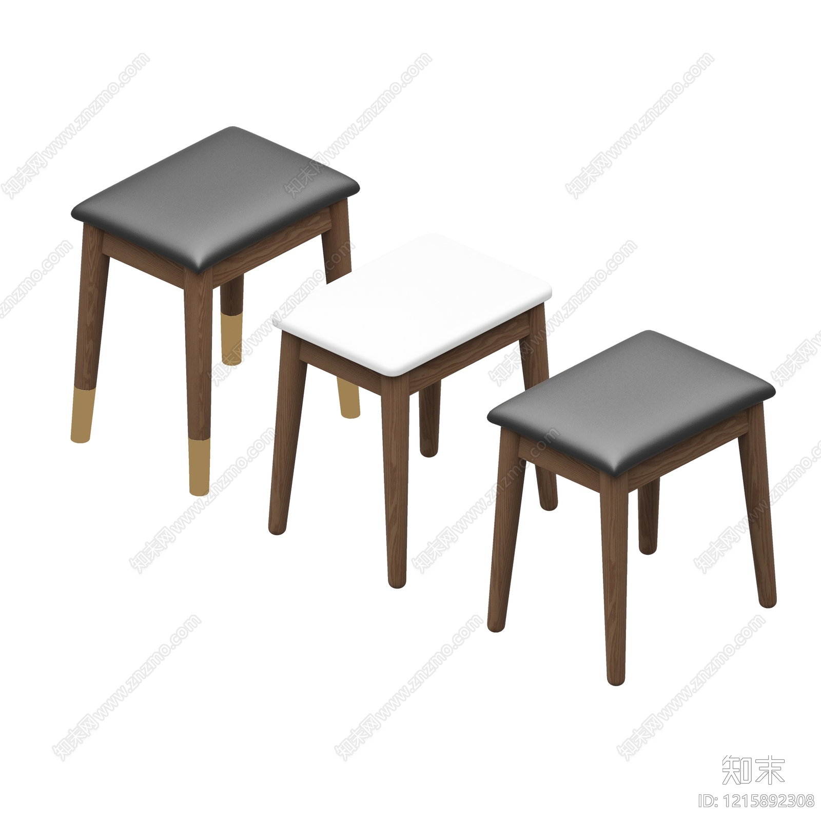 现代简约其他凳子3D模型下载【ID:1215892308】