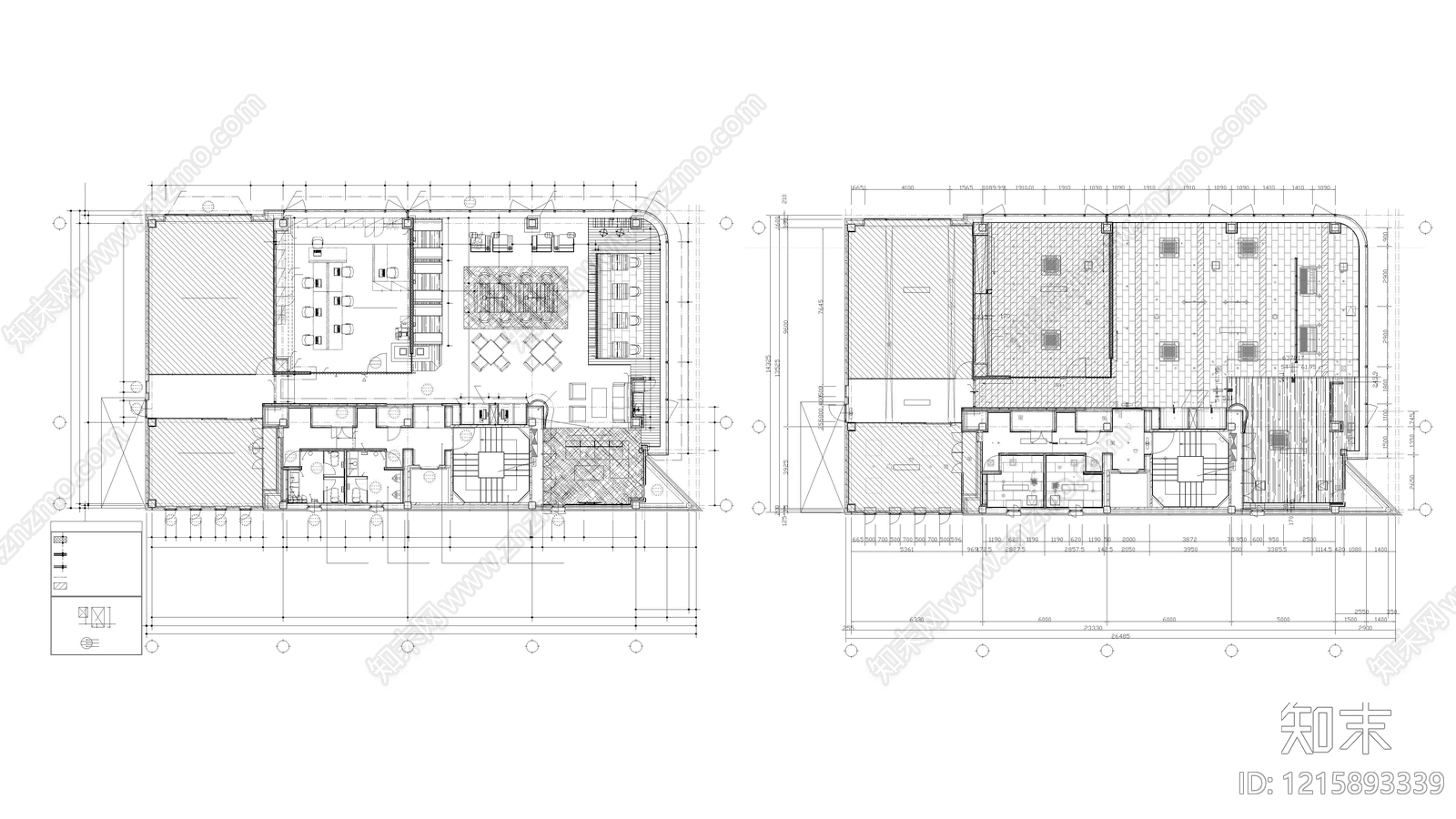 现代休息室施工图下载【ID:1215893339】