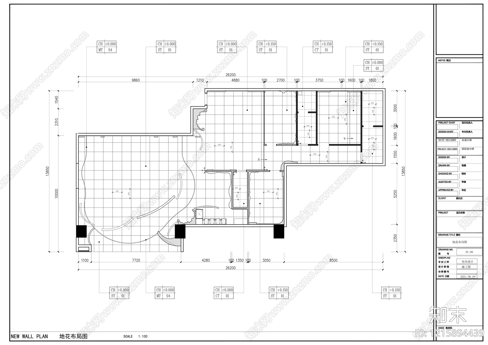 现代理发店cad施工图下载【ID:1215894439】