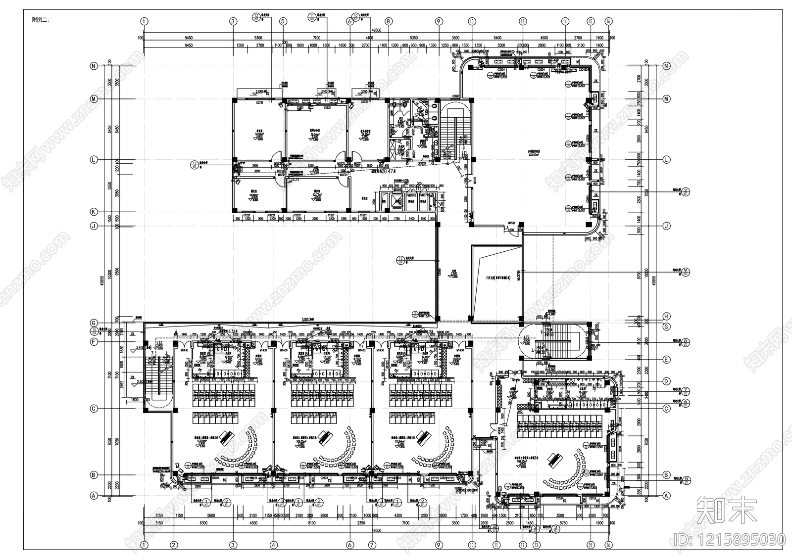 现代幼儿园建筑cad施工图下载【ID:1215895030】