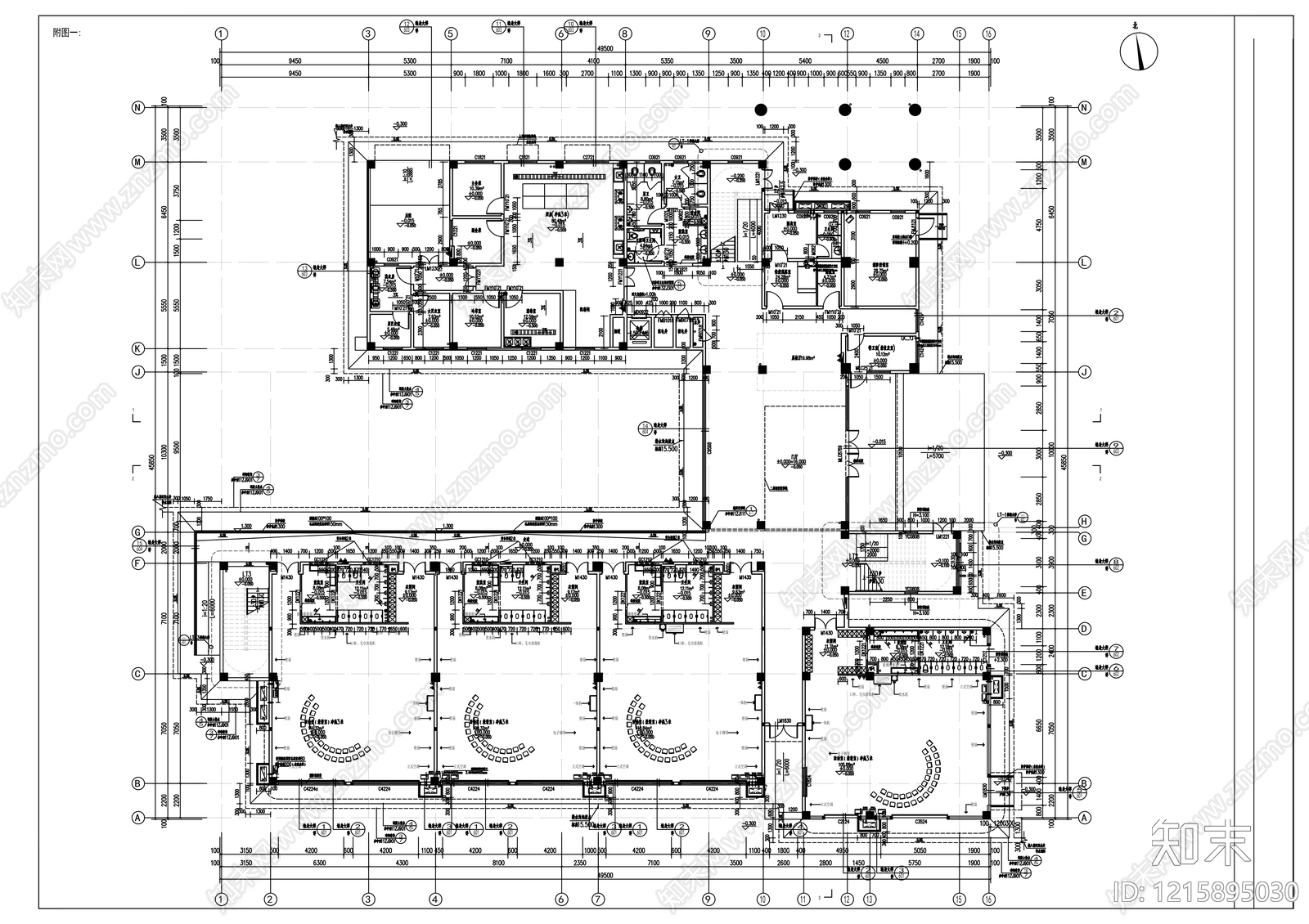 现代幼儿园建筑cad施工图下载【ID:1215895030】