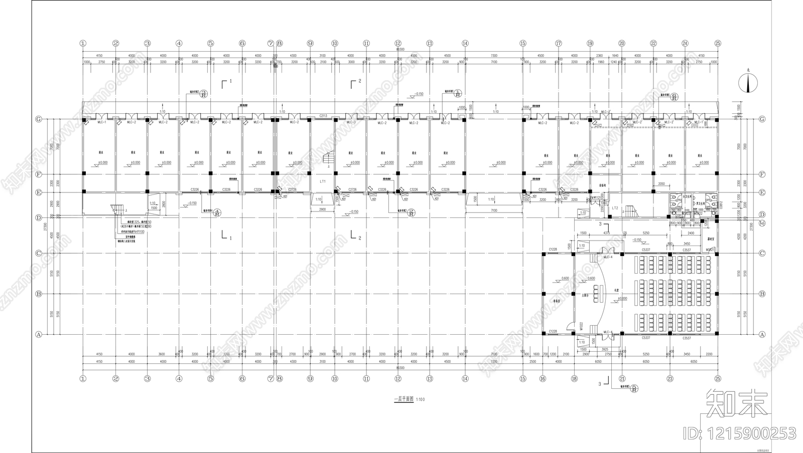 新中式其他公共建筑施工图下载【ID:1215900253】