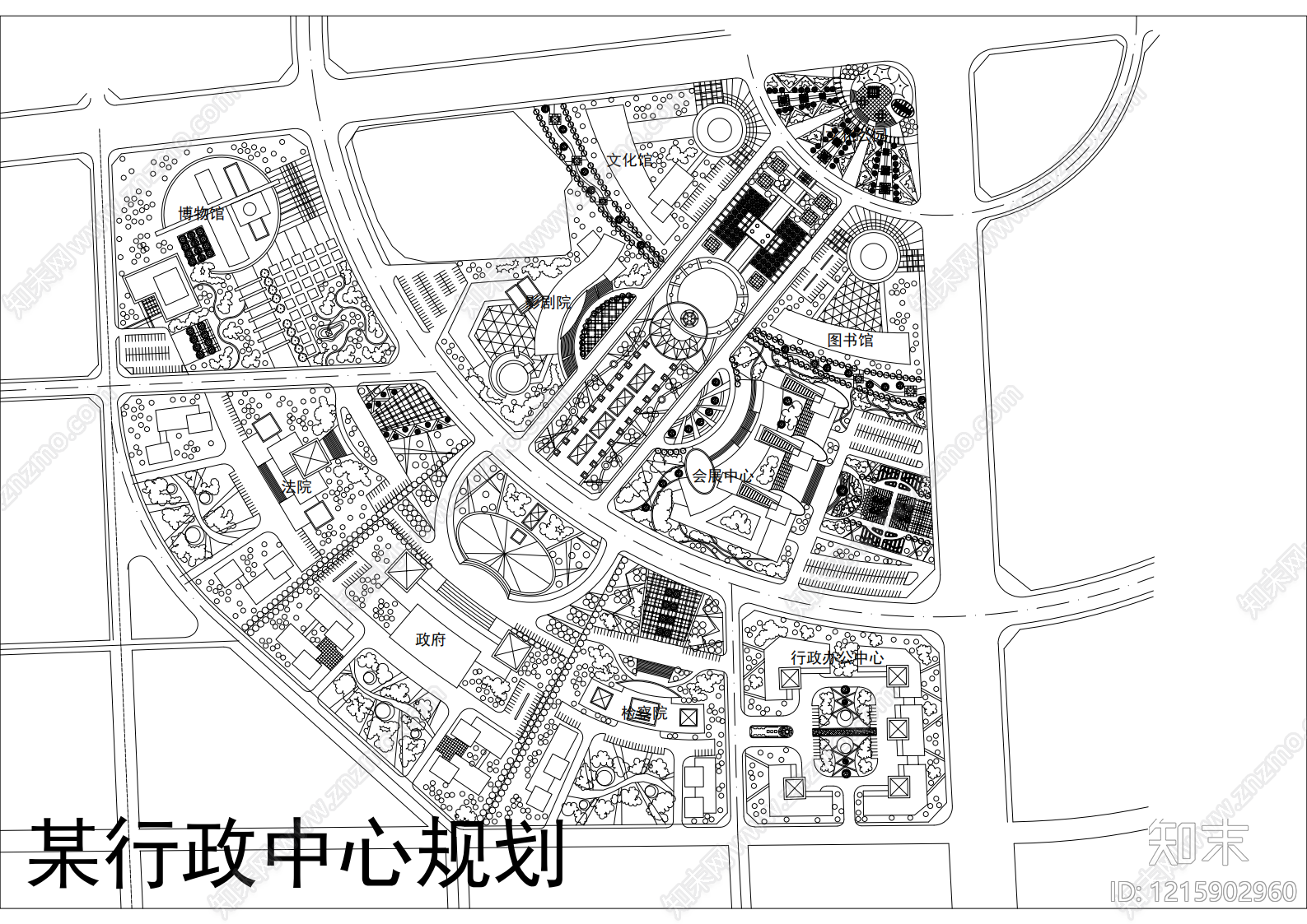 城市规划CAD图纸