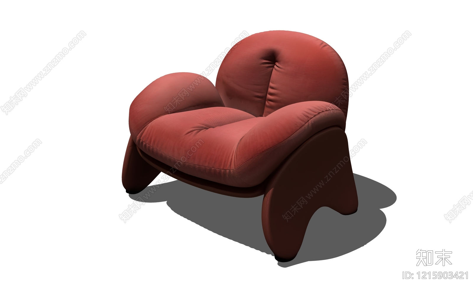 中古风单人沙发SU模型下载【ID:1215903421】