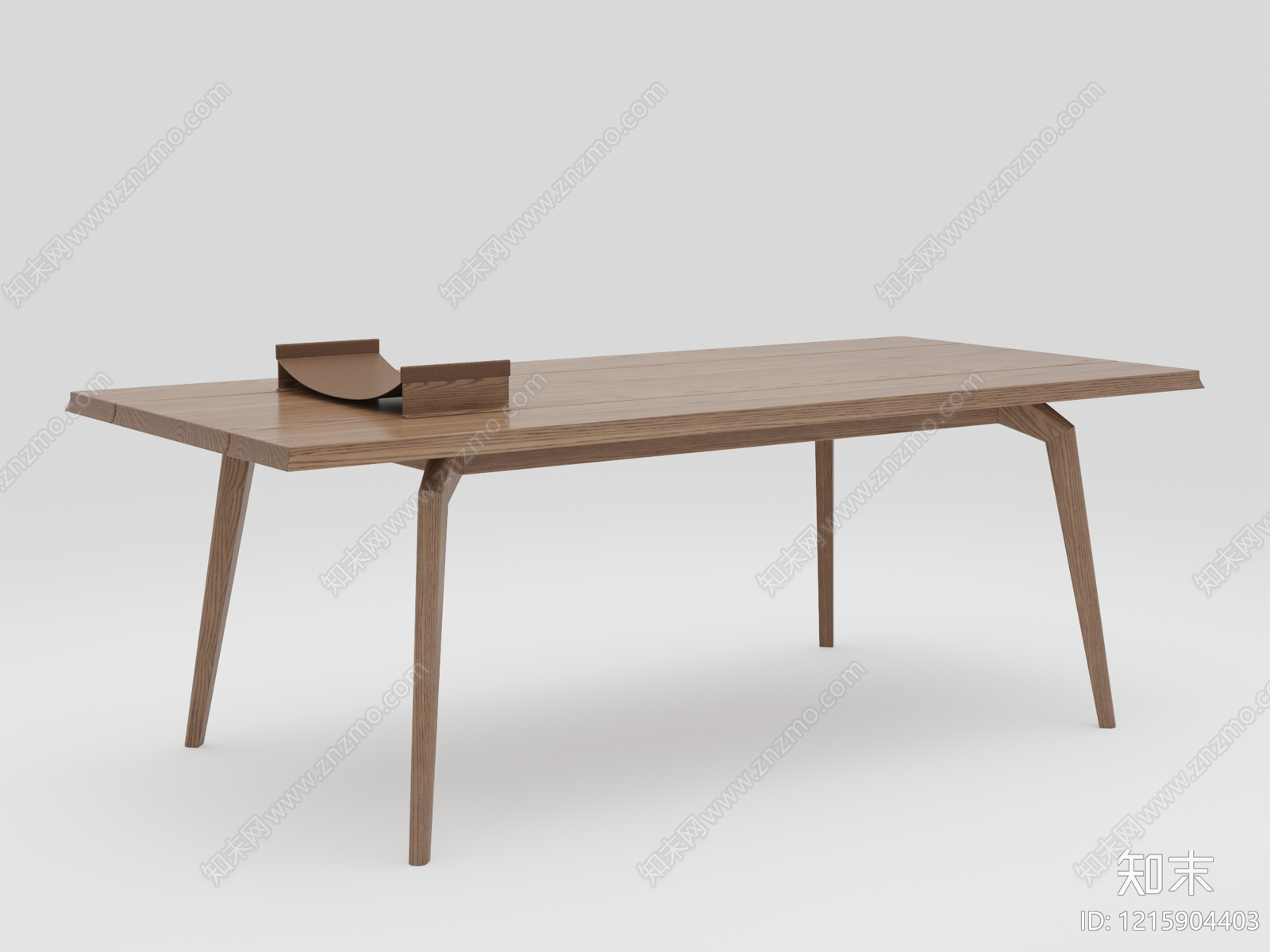 原木风餐桌3D模型下载【ID:1215904403】