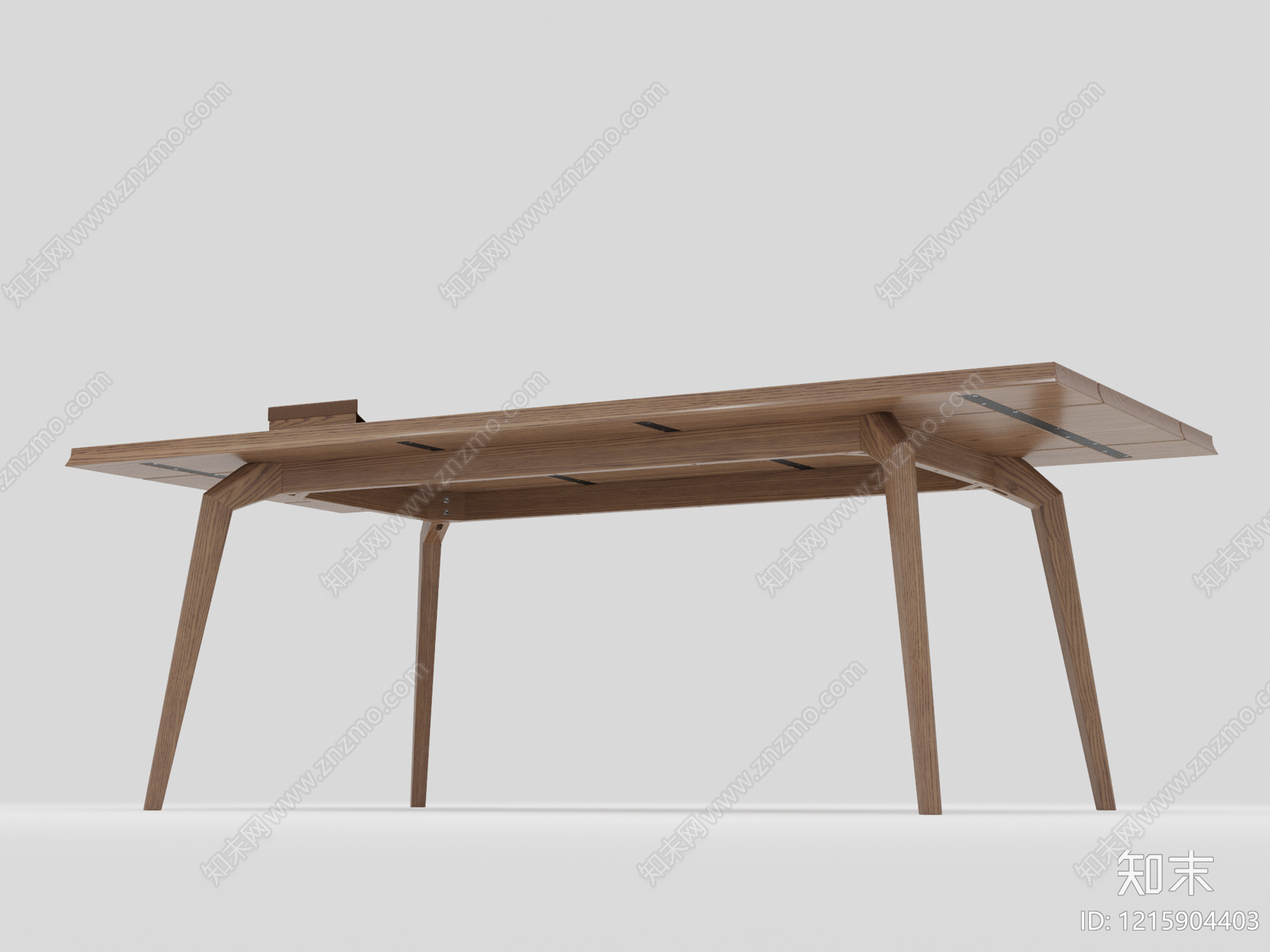 原木风餐桌3D模型下载【ID:1215904403】
